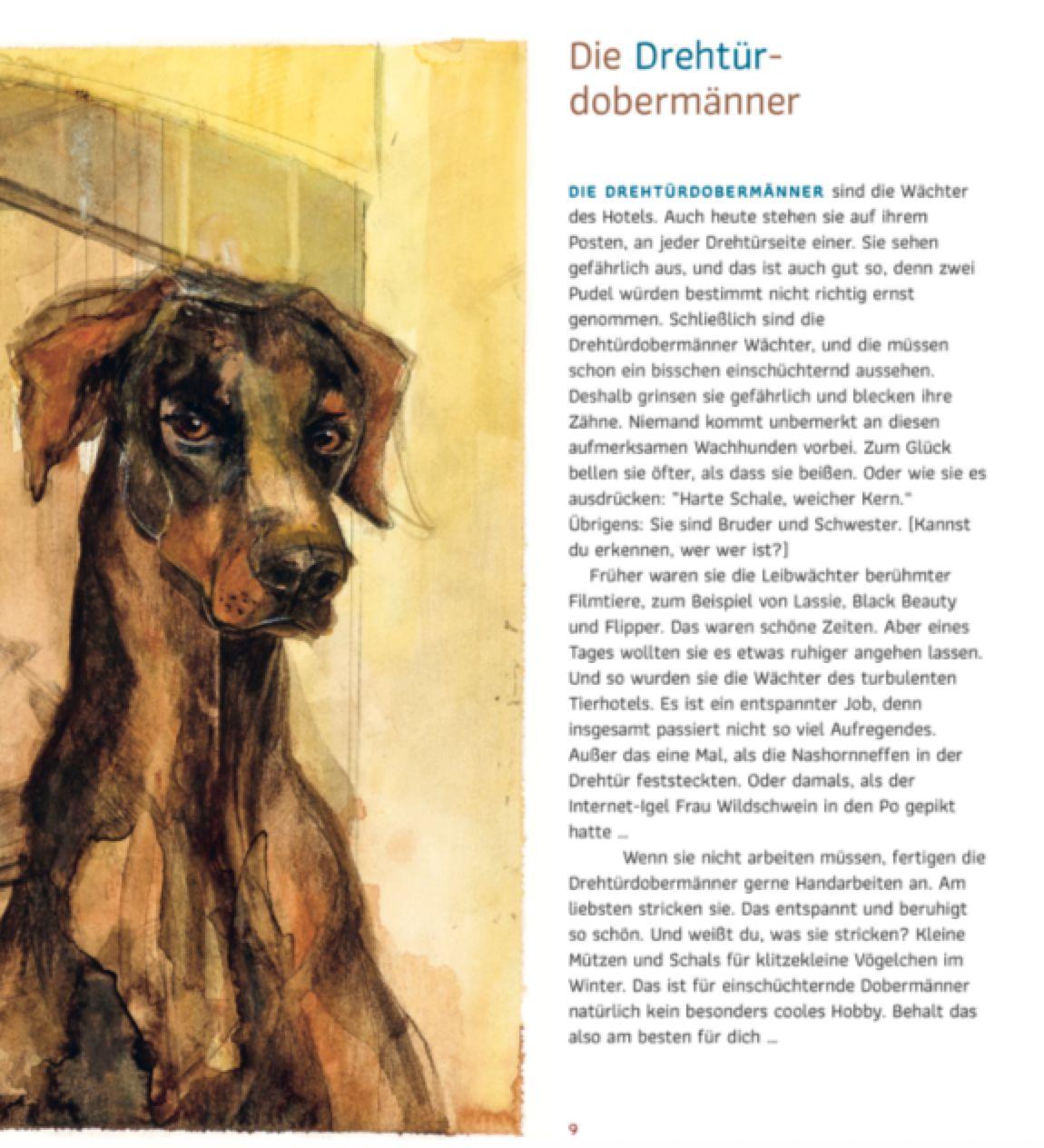 Beispielinhalt (Bild) Das turbulente Tierhotel