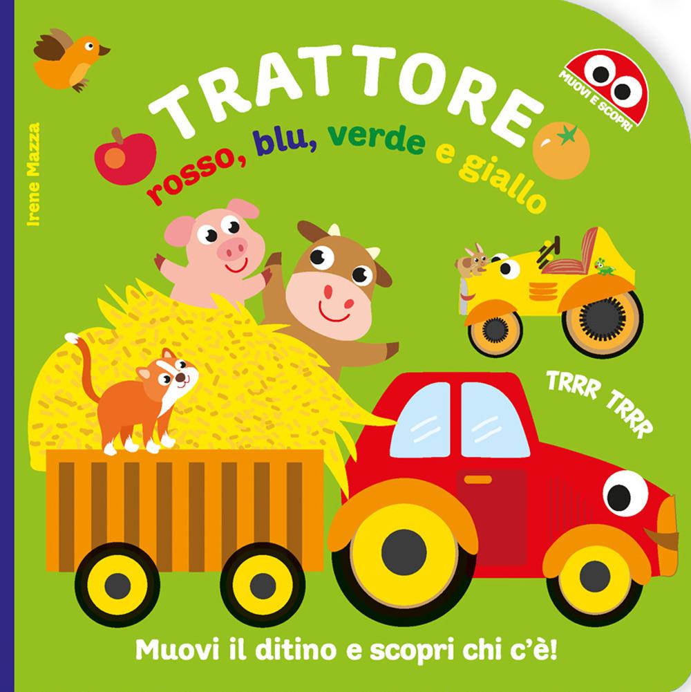 Vorderes Coverbild Trattore rosso, blu, verde e giallo