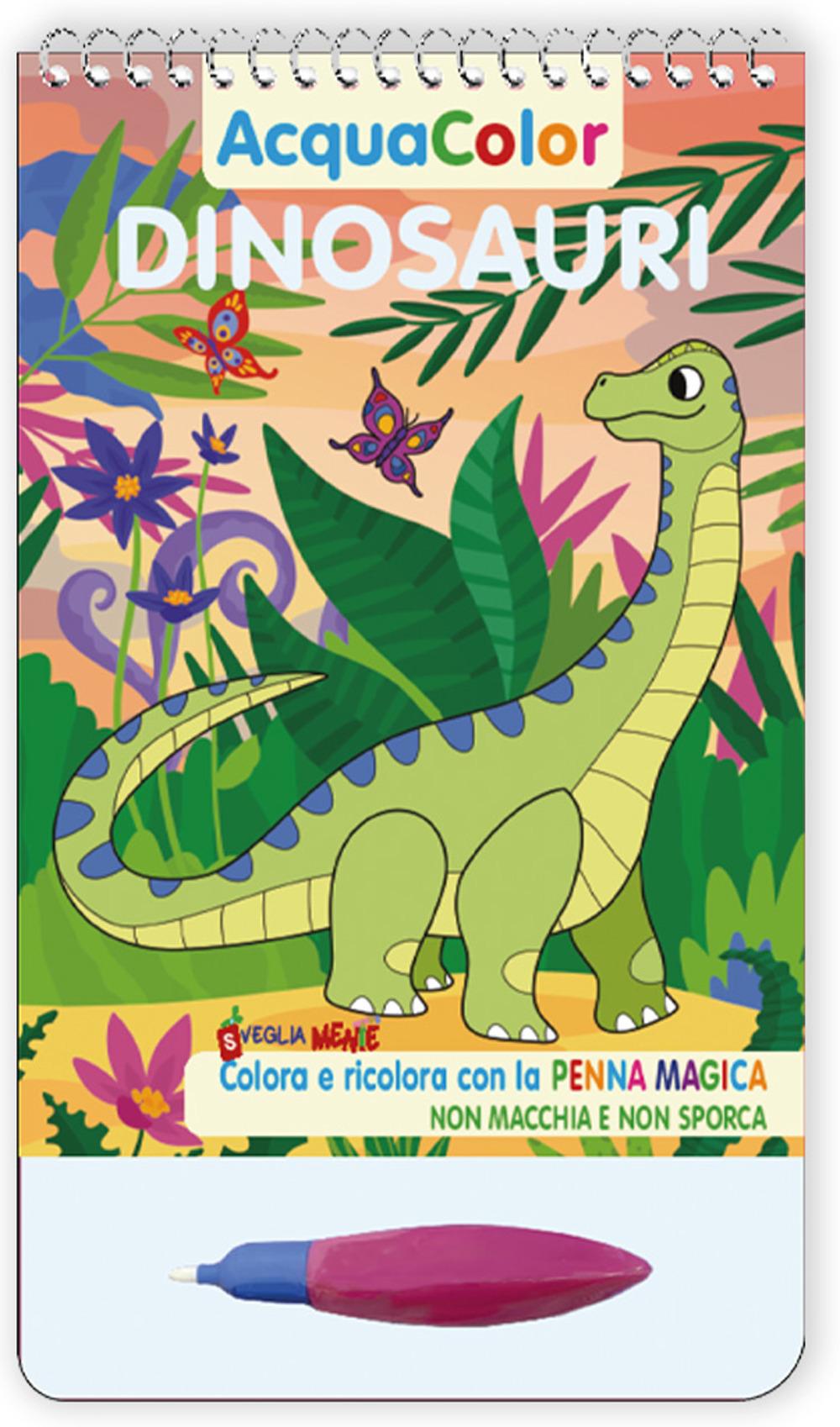 Vorderes Coverbild Dinosauri. AcquaColor