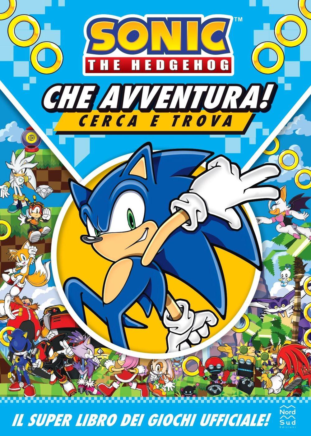 Vorderes Coverbild Sonic The Hedgehog. Che avventura! Cerca e trova