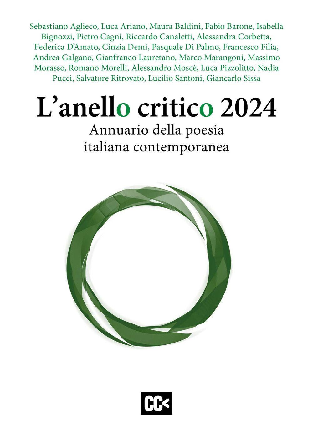 Vorderes Coverbild L' anello critico 2024. Annuario della poesia italiana contemporanea