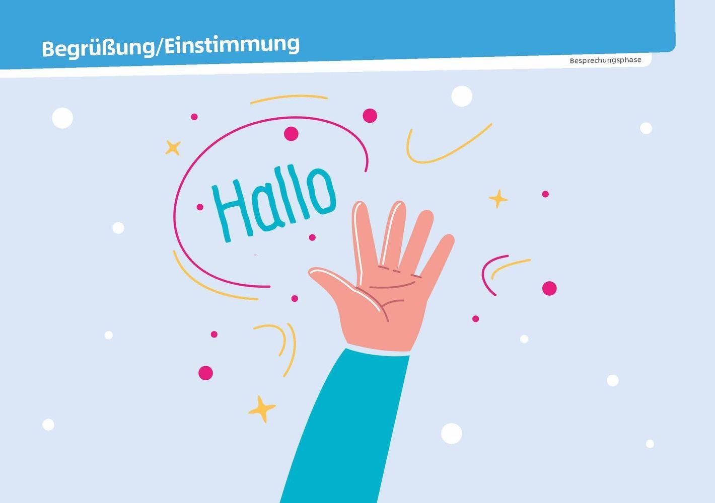 Beispielinhalt (Bild) Methoden-Karten für die Teambesprechung