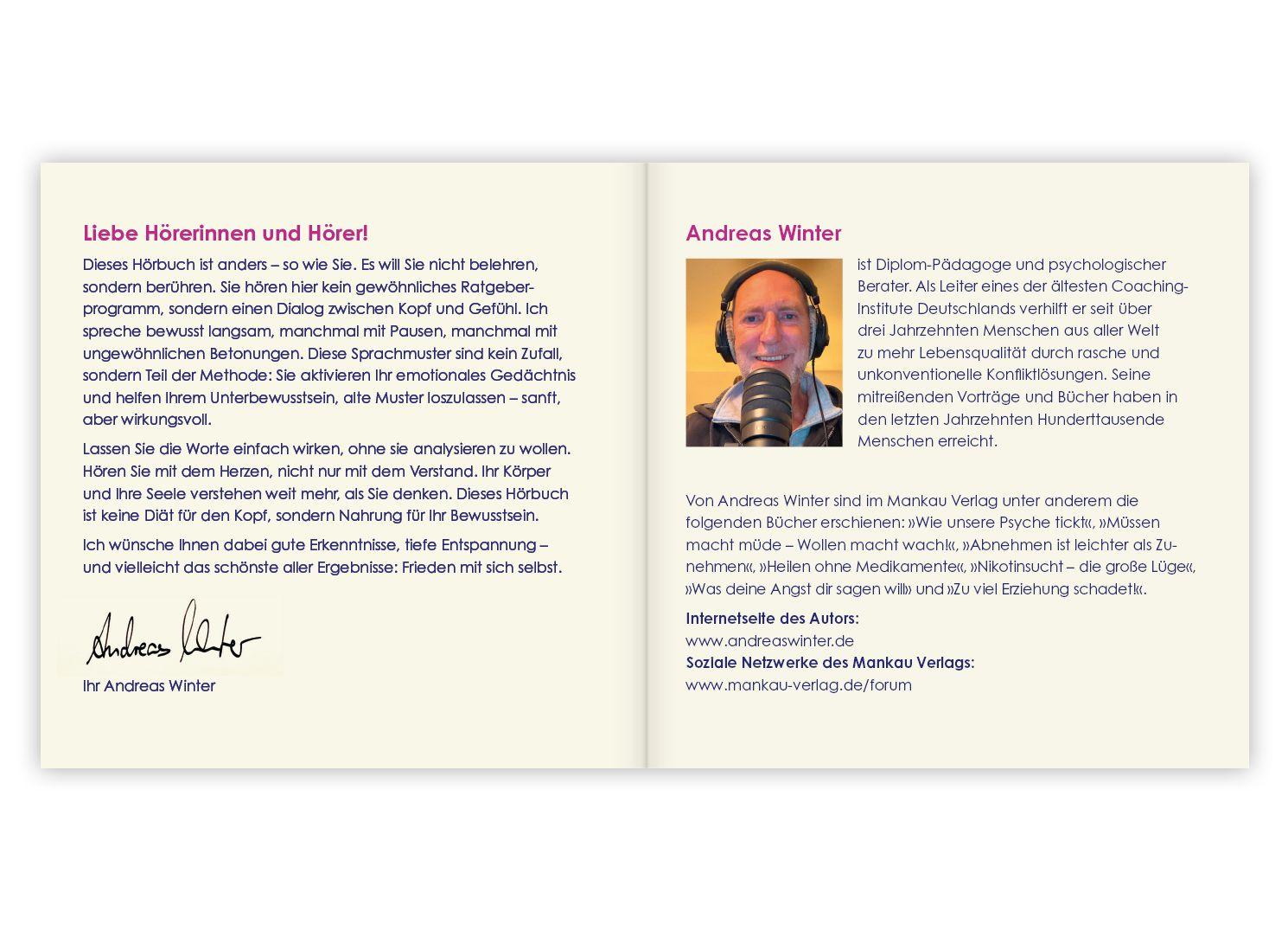 Beispielinhalt (Bild) Abnehmen durch Annehmen. Hörbuch