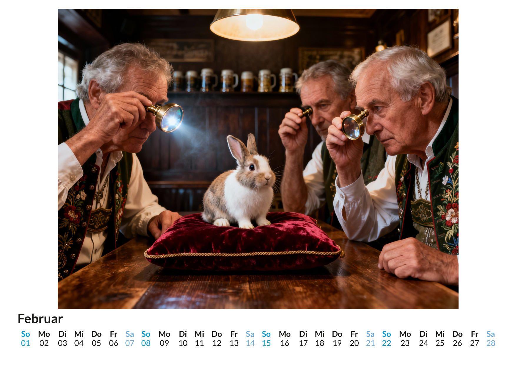 Beispielinhalt (Bild) Ländliche Karikaturen