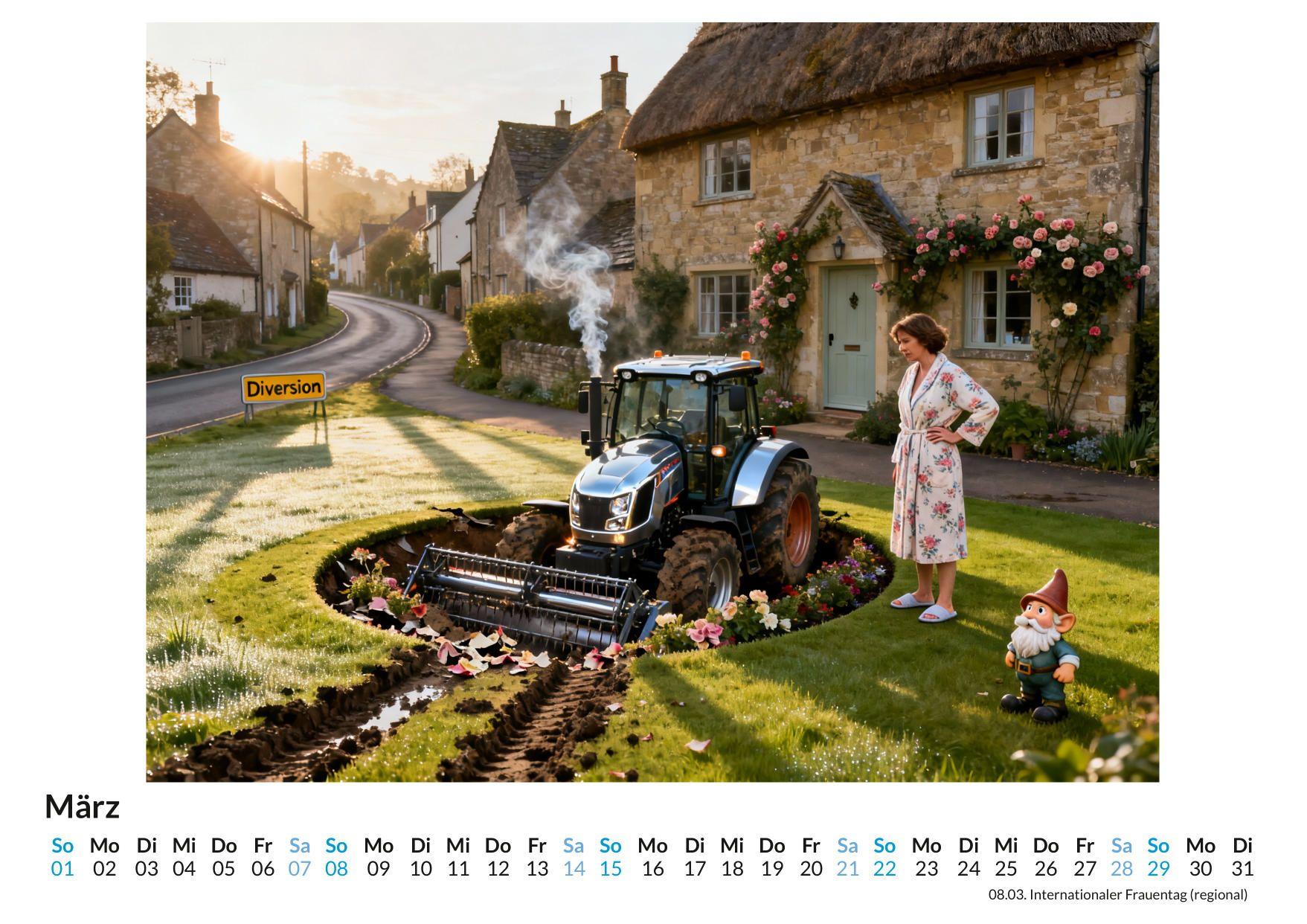 Beispielinhalt (Bild) Ländliche Karikaturen