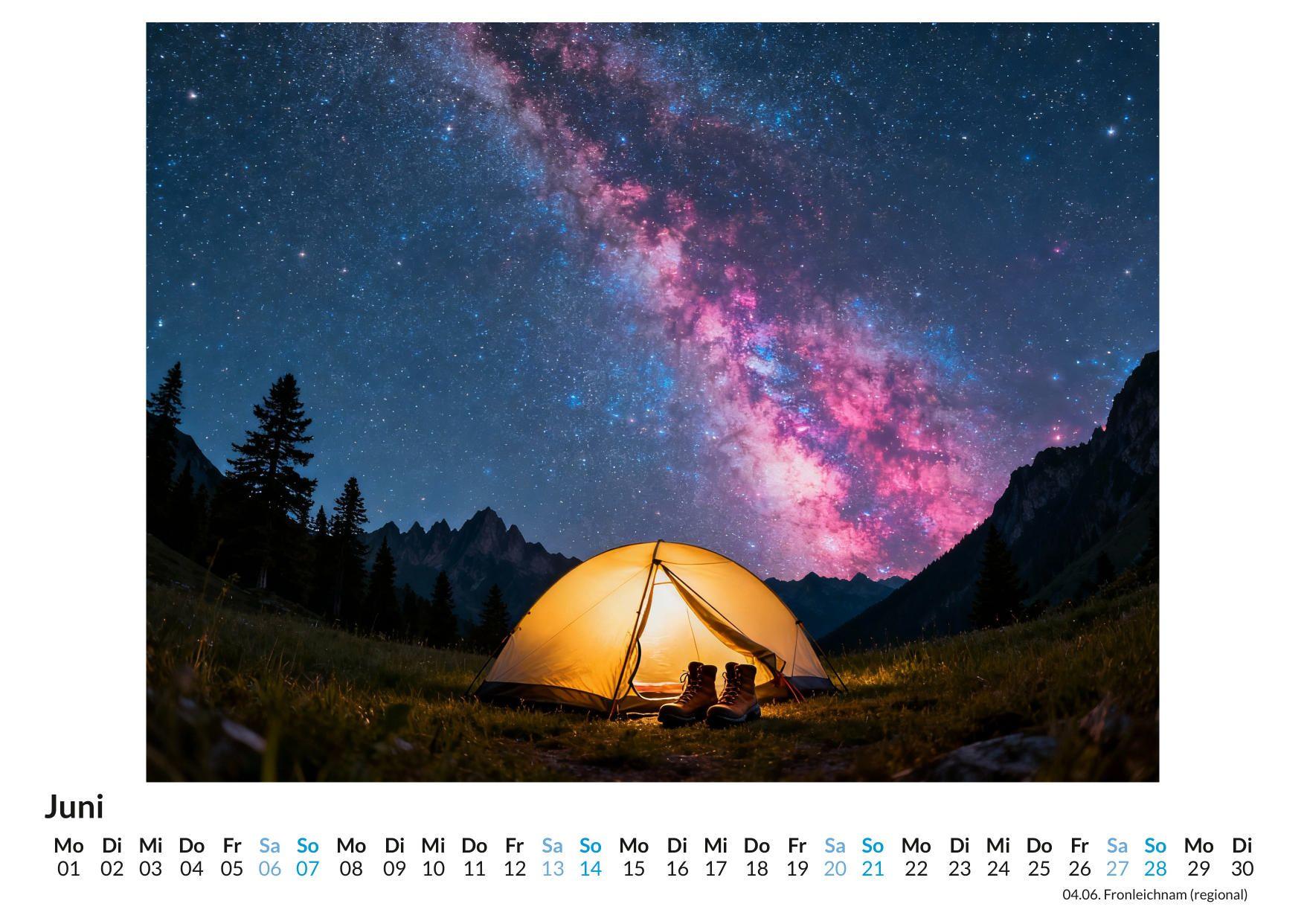 Beispielinhalt (Bild) Camping- & Outdoor-Abenteuer