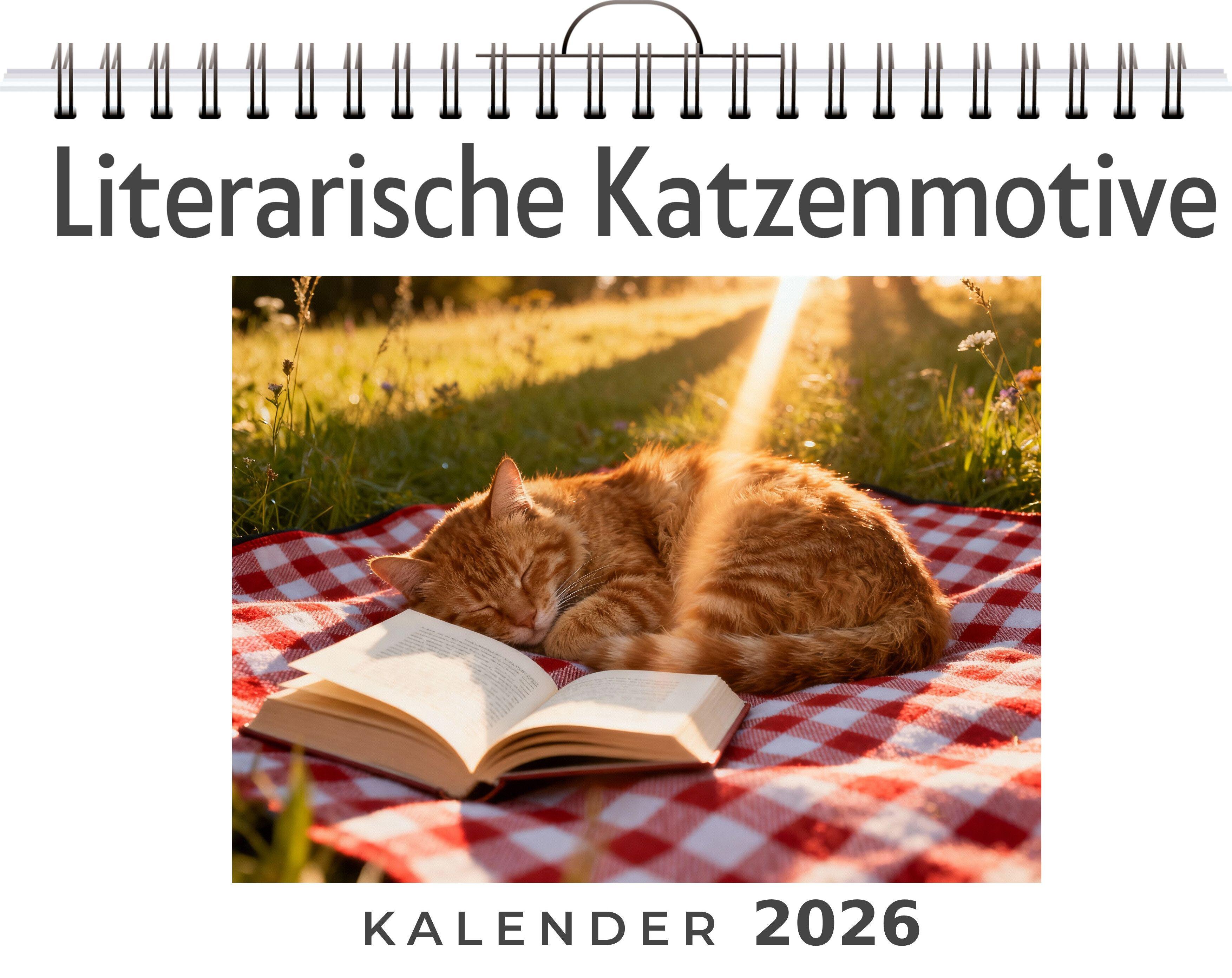 Vorderes Coverbild Literarische Katzenmotive