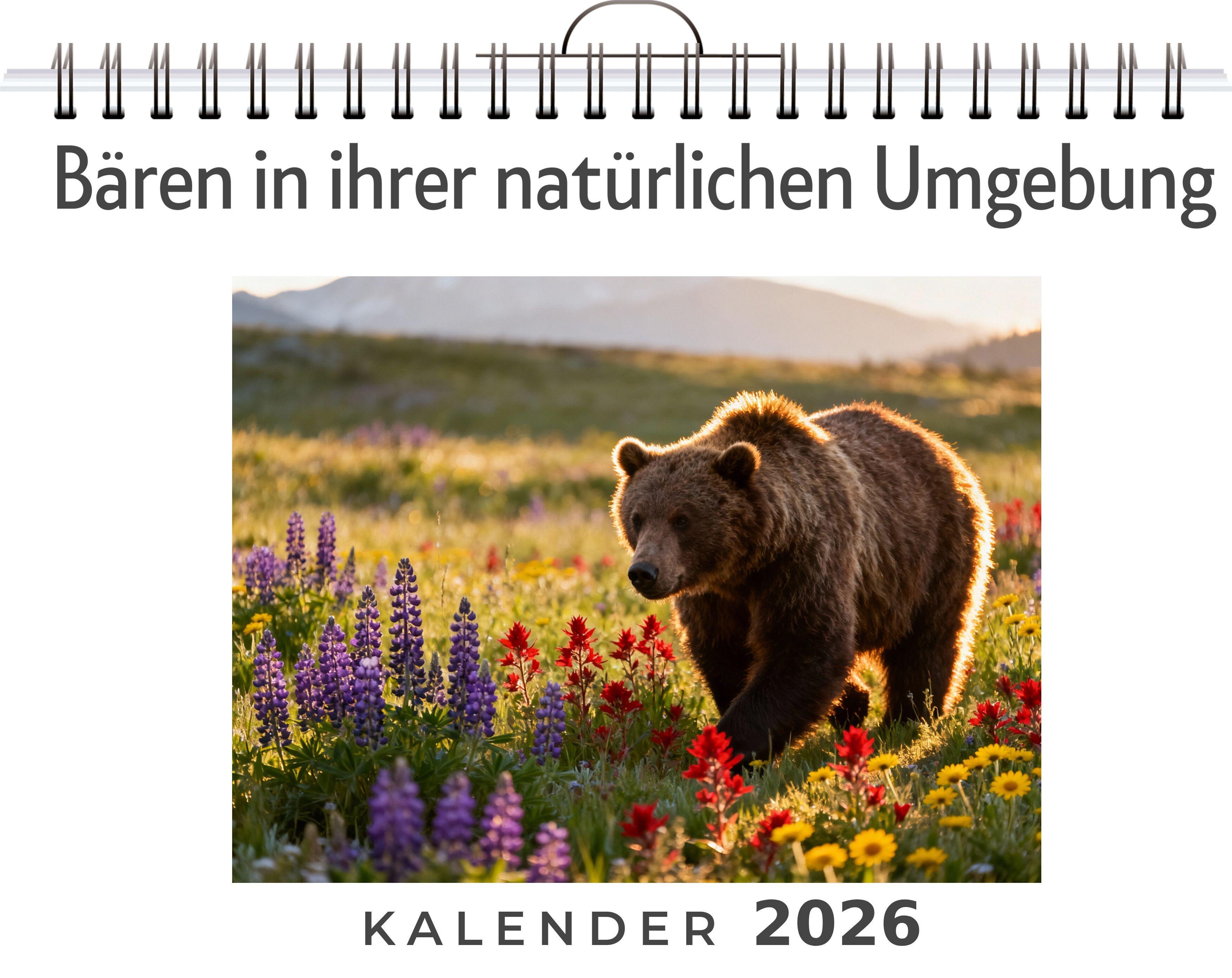 Vorderes Coverbild Bären in ihrer natürlichen Umgebung