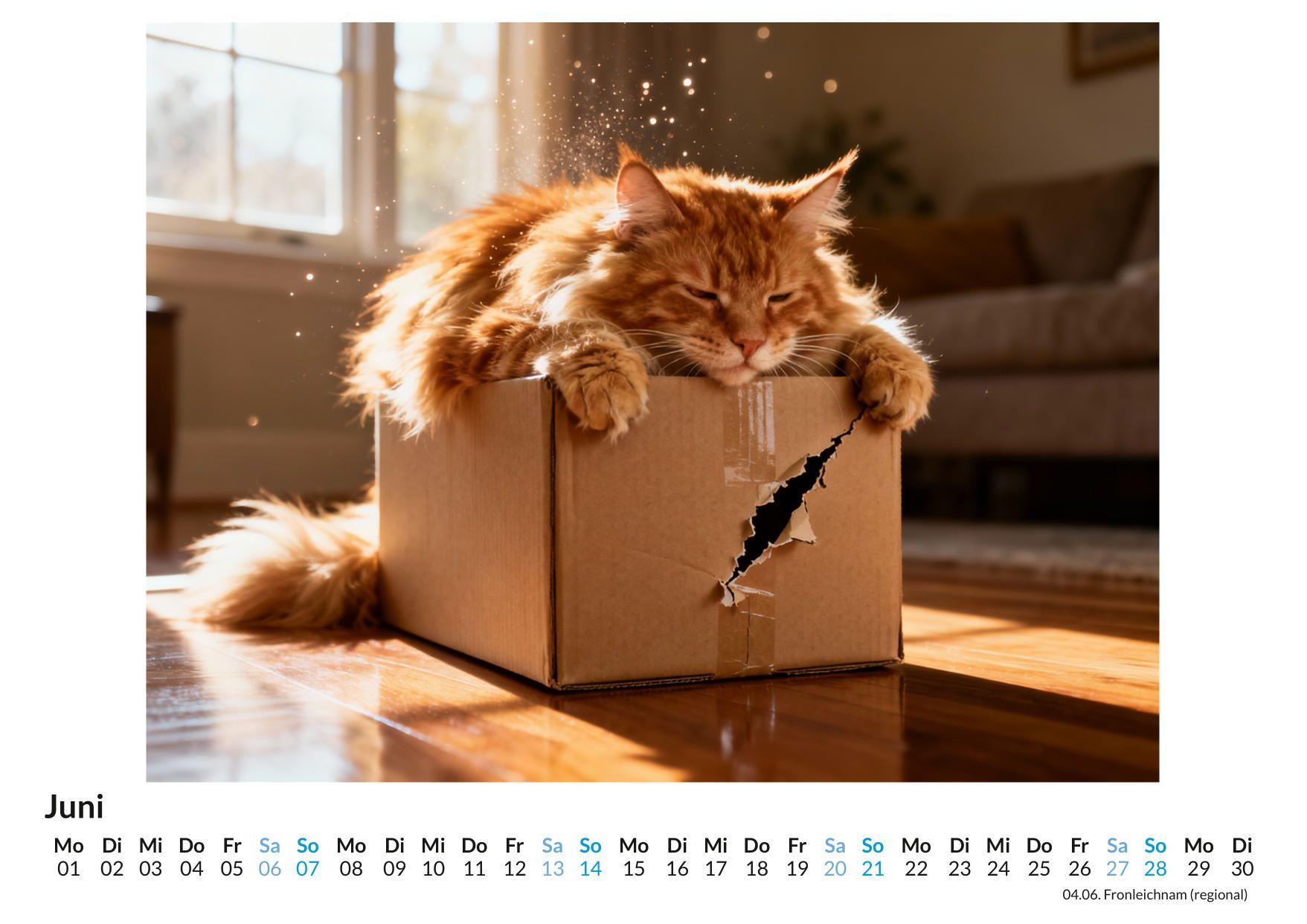 Beispielinhalt (Bild) Katzen-Comics