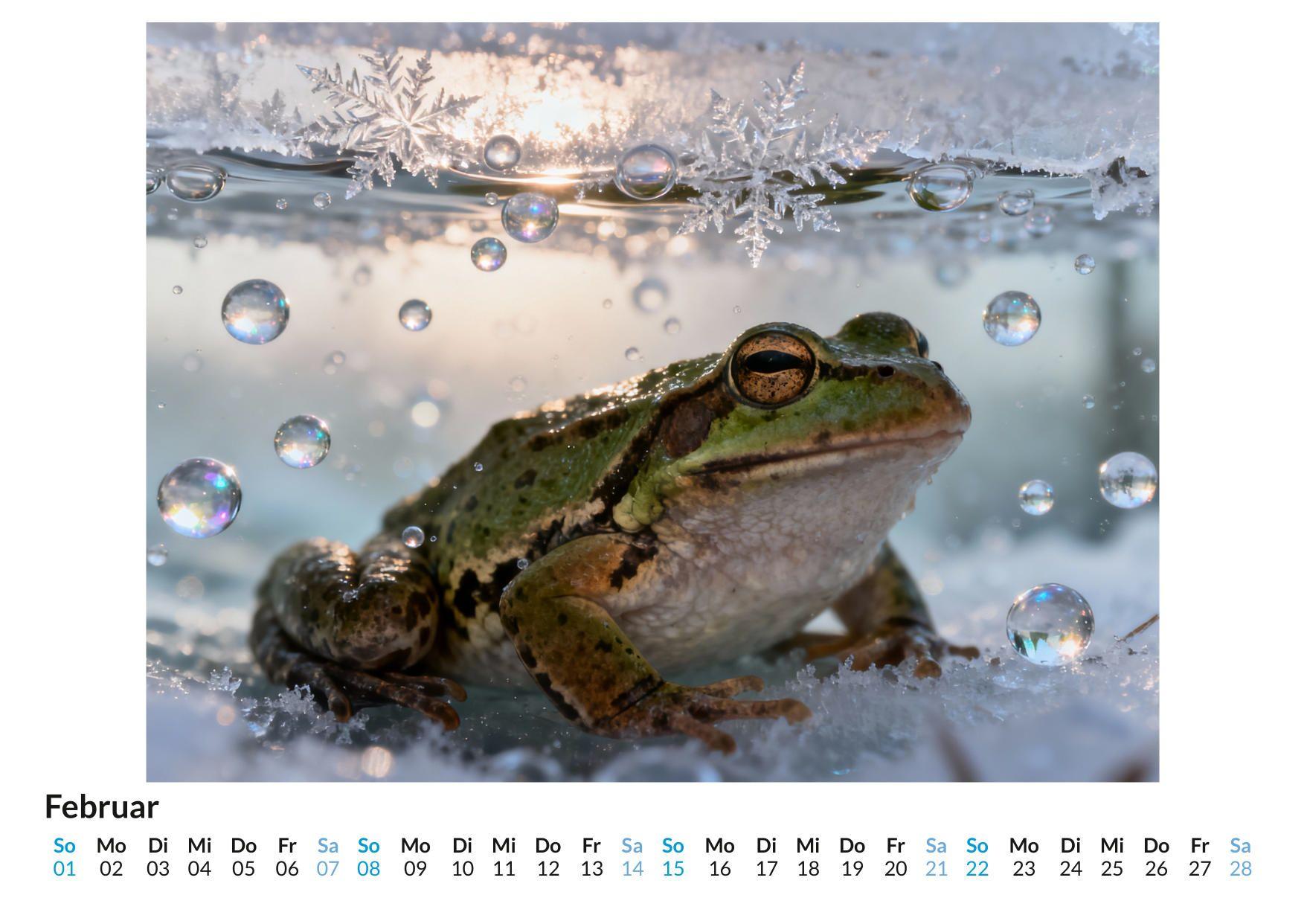 Beispielinhalt (Bild) Frosch