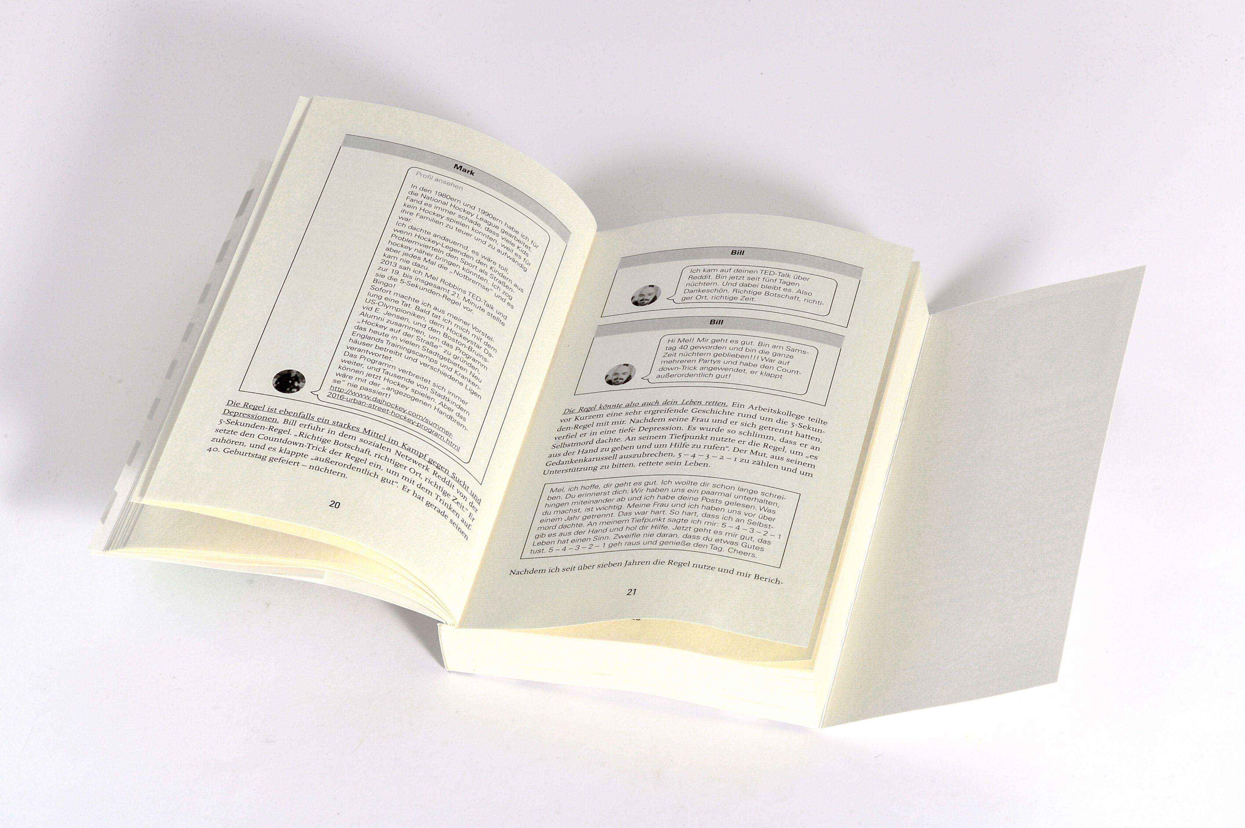 Beispielinhalt (Bild) Die 5-Sekunden-Regel