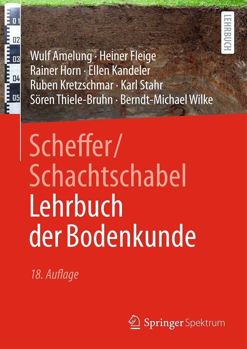 Vorderes Coverbild Scheffer/Schachtschabel Lehrbuch der Bodenkunde