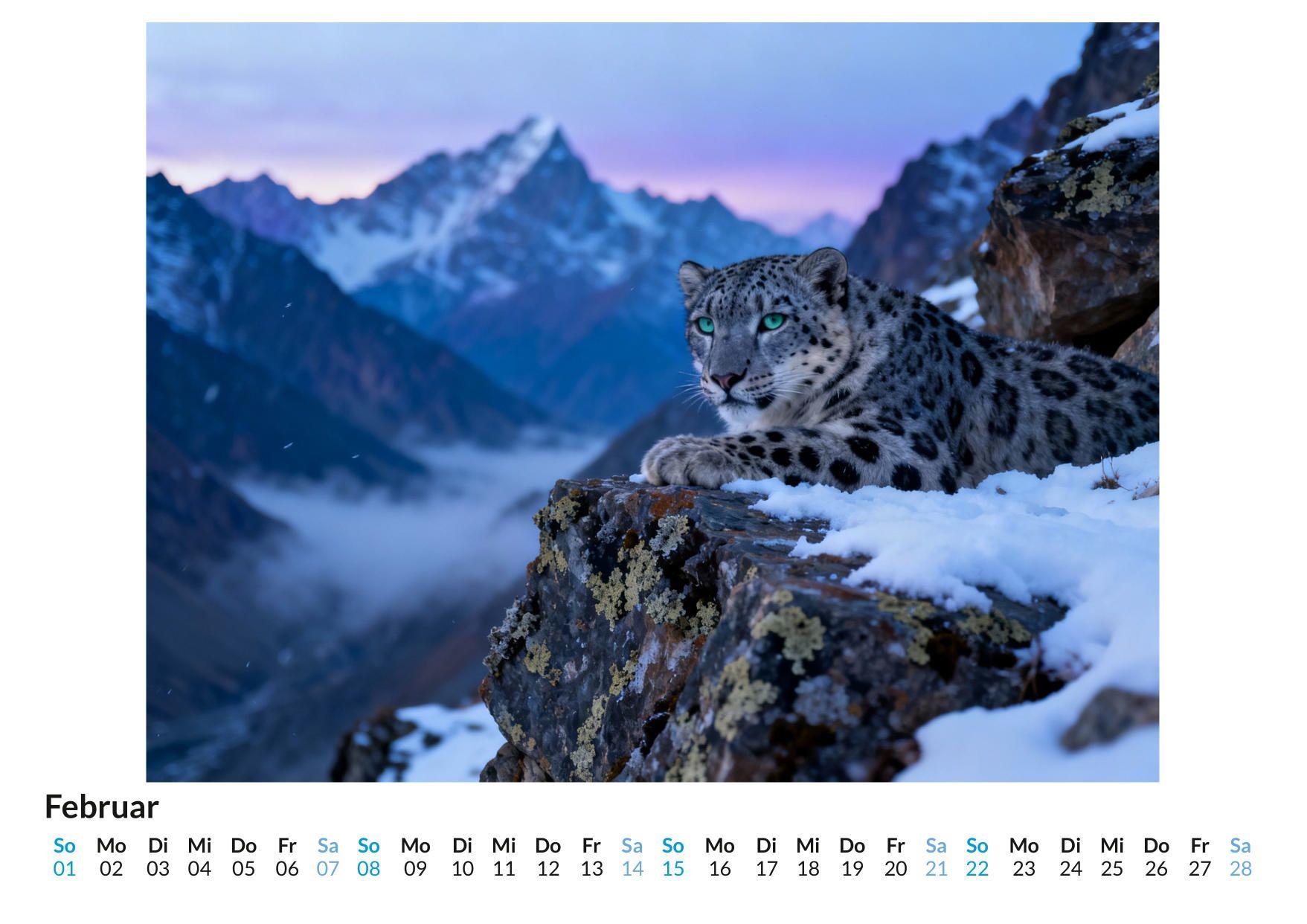 Beispielinhalt (Bild) Großkatzen & Raubtiere