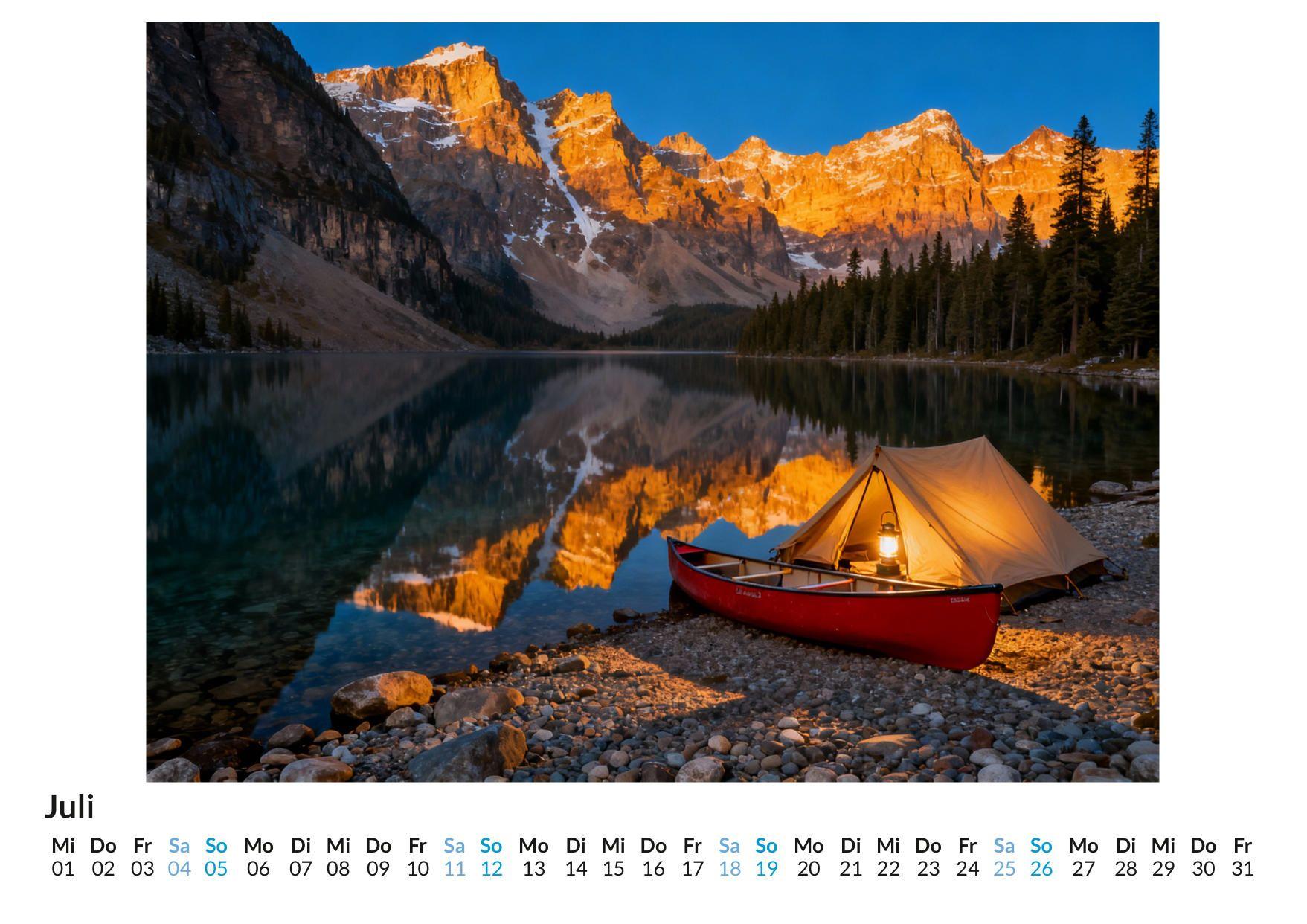 Beispielinhalt (Bild) Camping-Träume