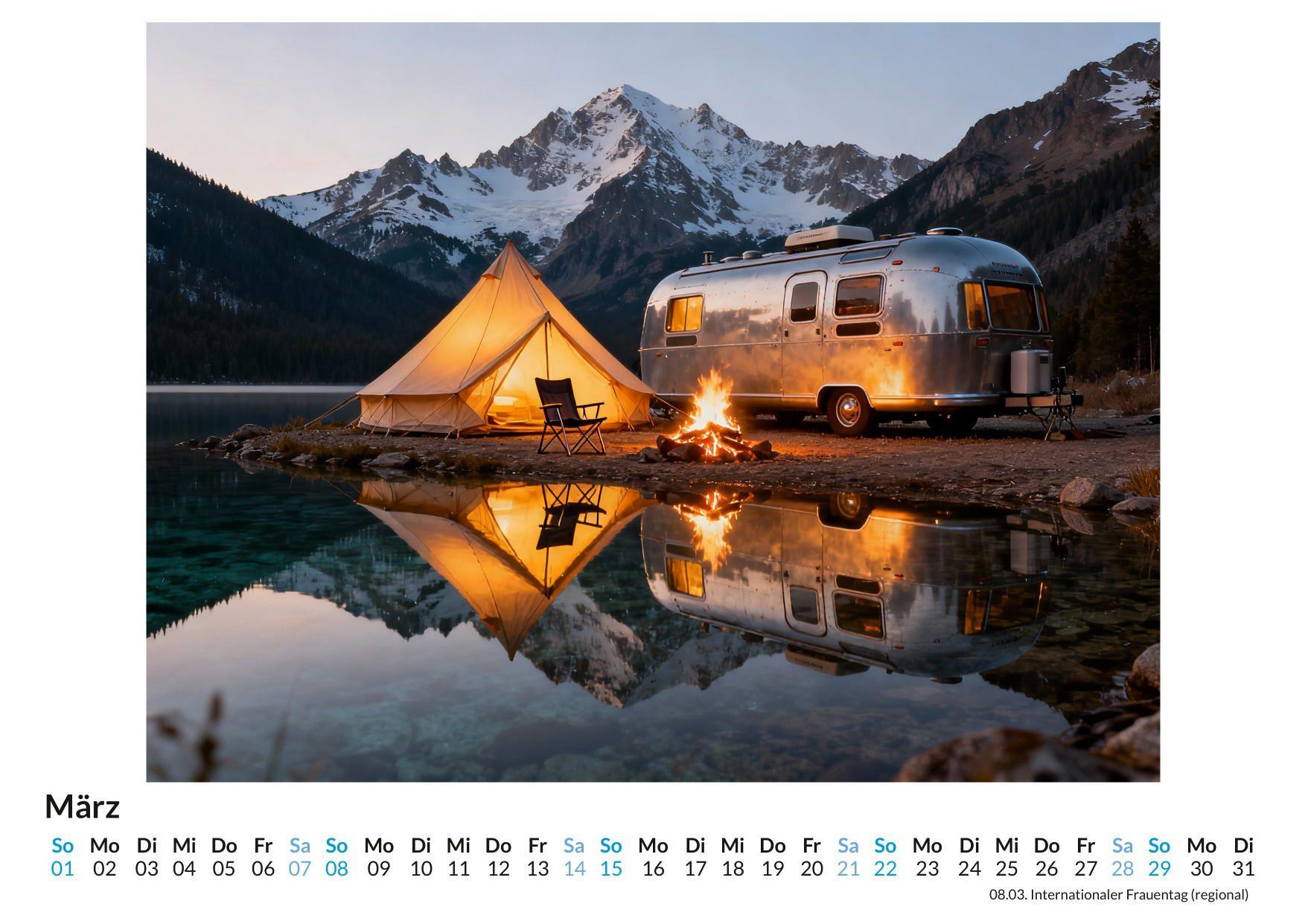 Beispielinhalt (Bild) Camping-Träume