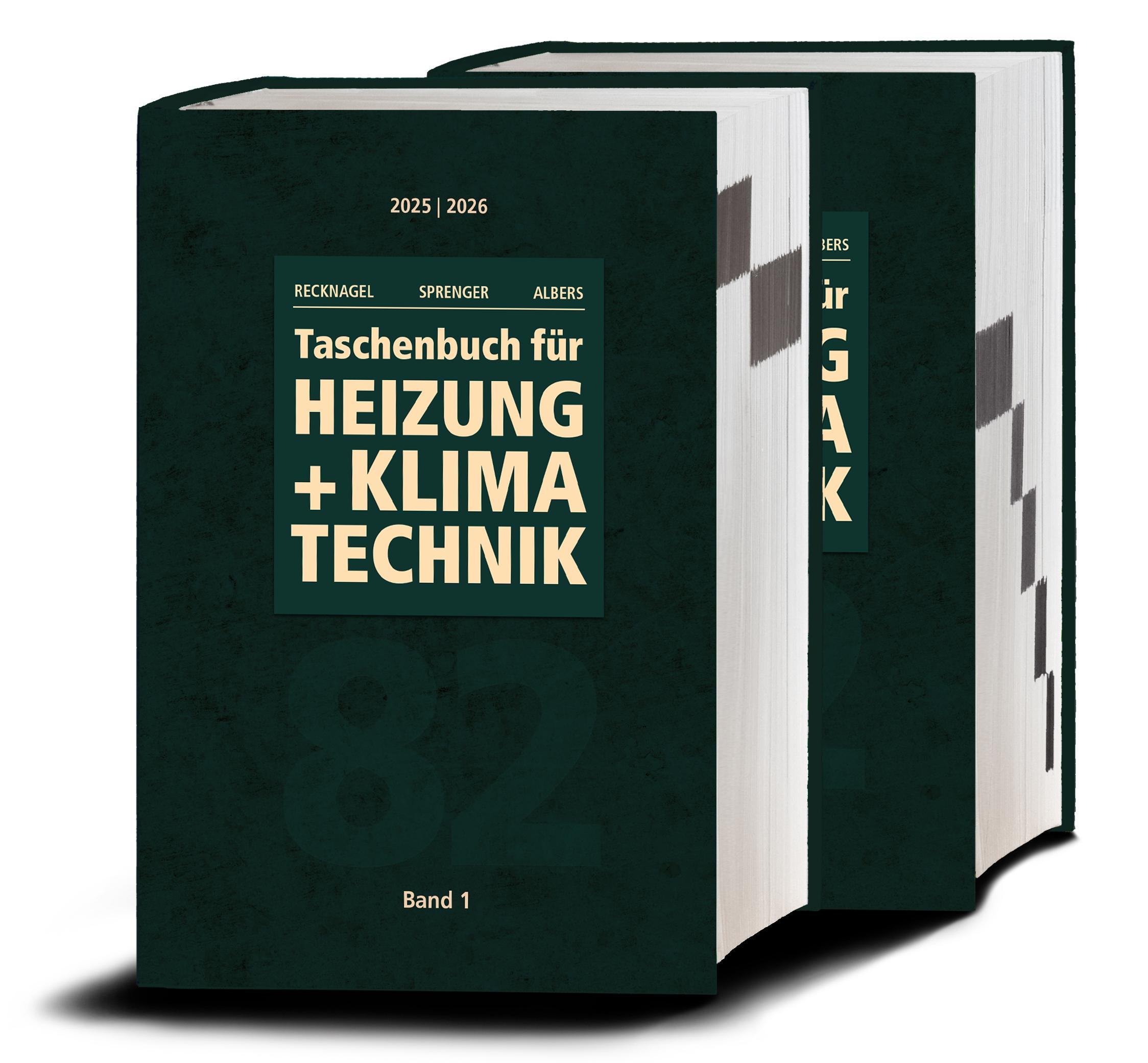 Vorderes Coverbild Recknagel - Taschenbuch für Heizung und Klimatechnik 82. Ausgabe 2025/2026 - Basisversion