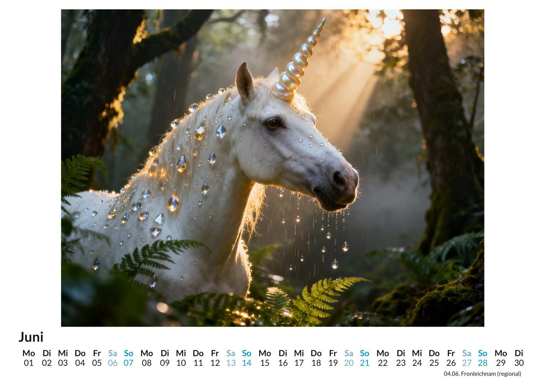 Beispielinhalt (Bild) Einhorn