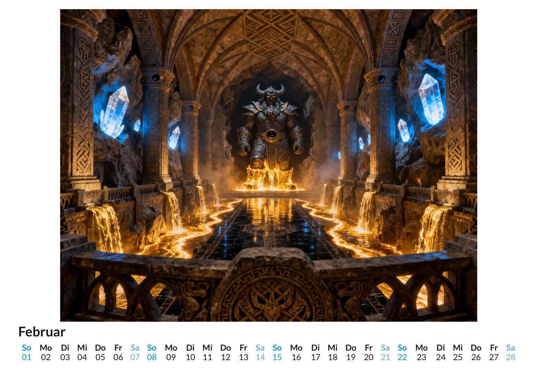 Beispielinhalt (Bild) Mystische Fantasy-Welten