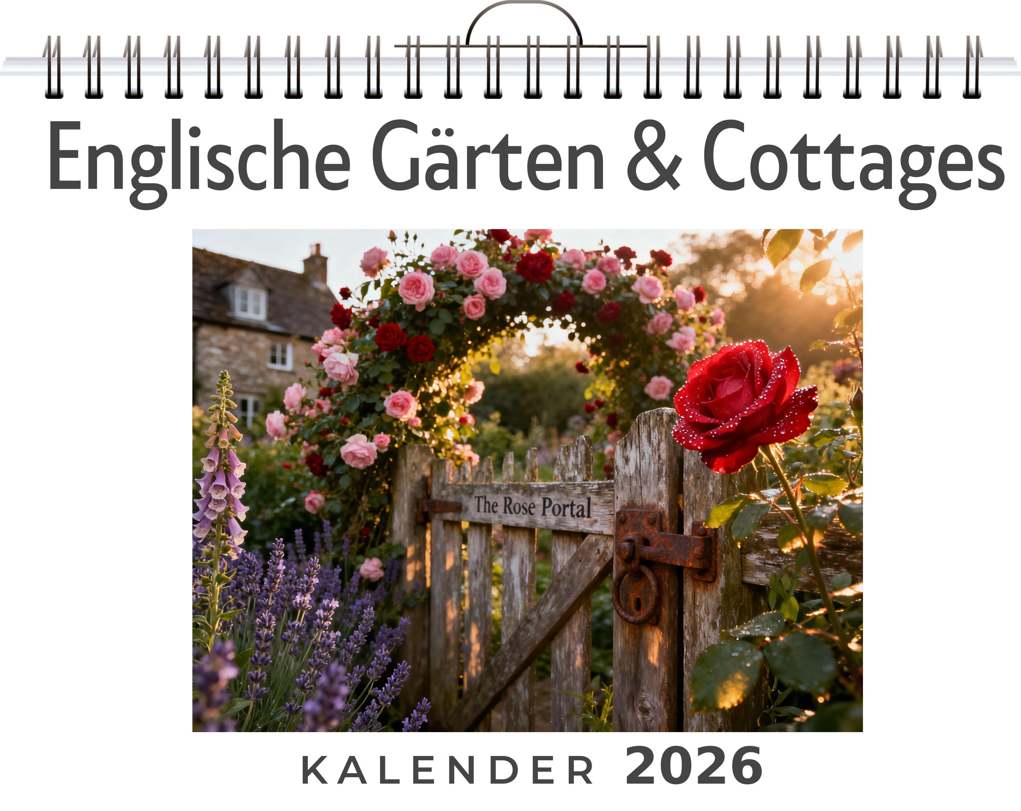 Vorderes Coverbild Englische Gärten & Cottages