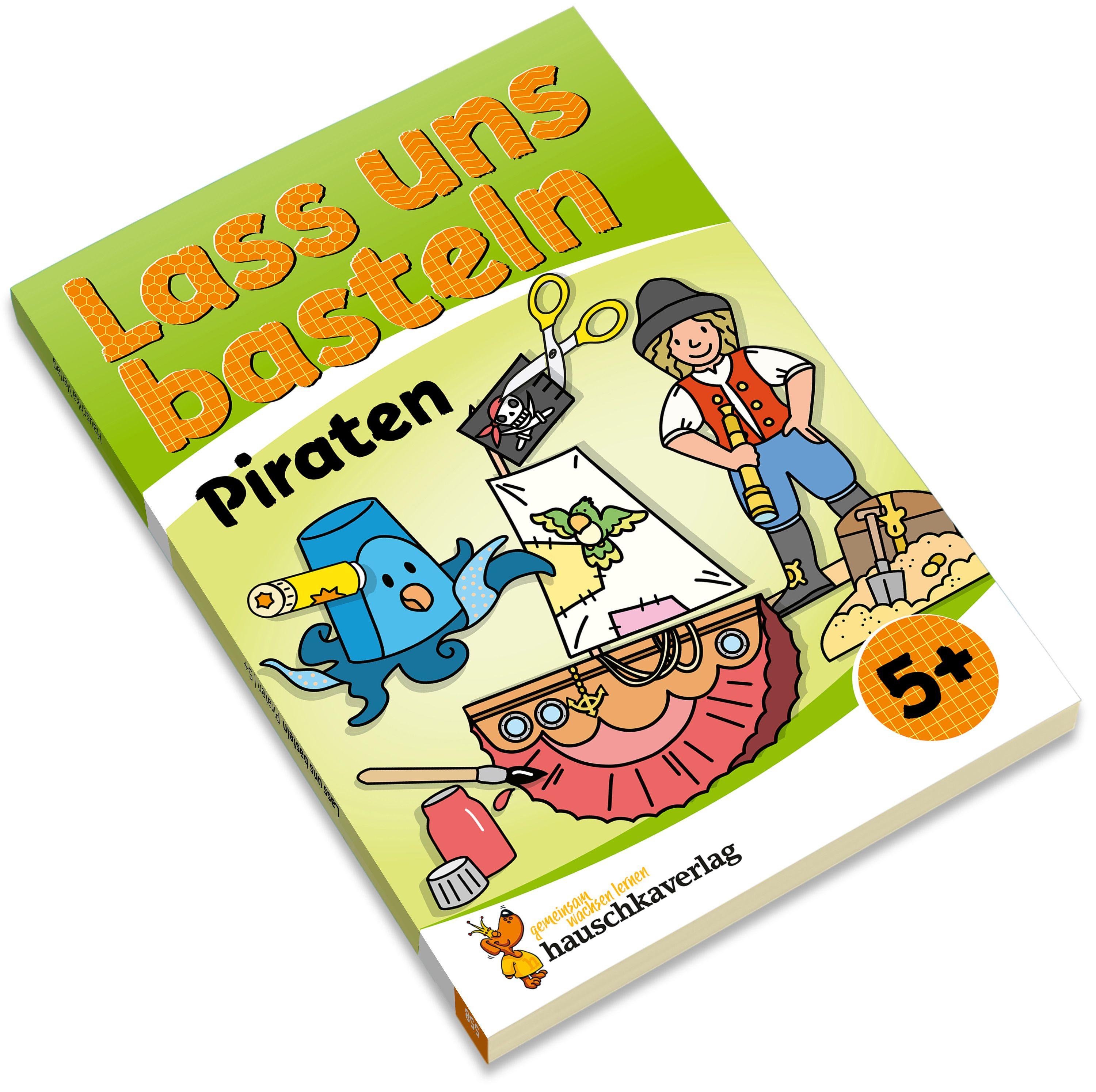 Beispielinhalt (Bild) Lass uns basteln - Bastelbuch ab 5 Jahre - Piraten