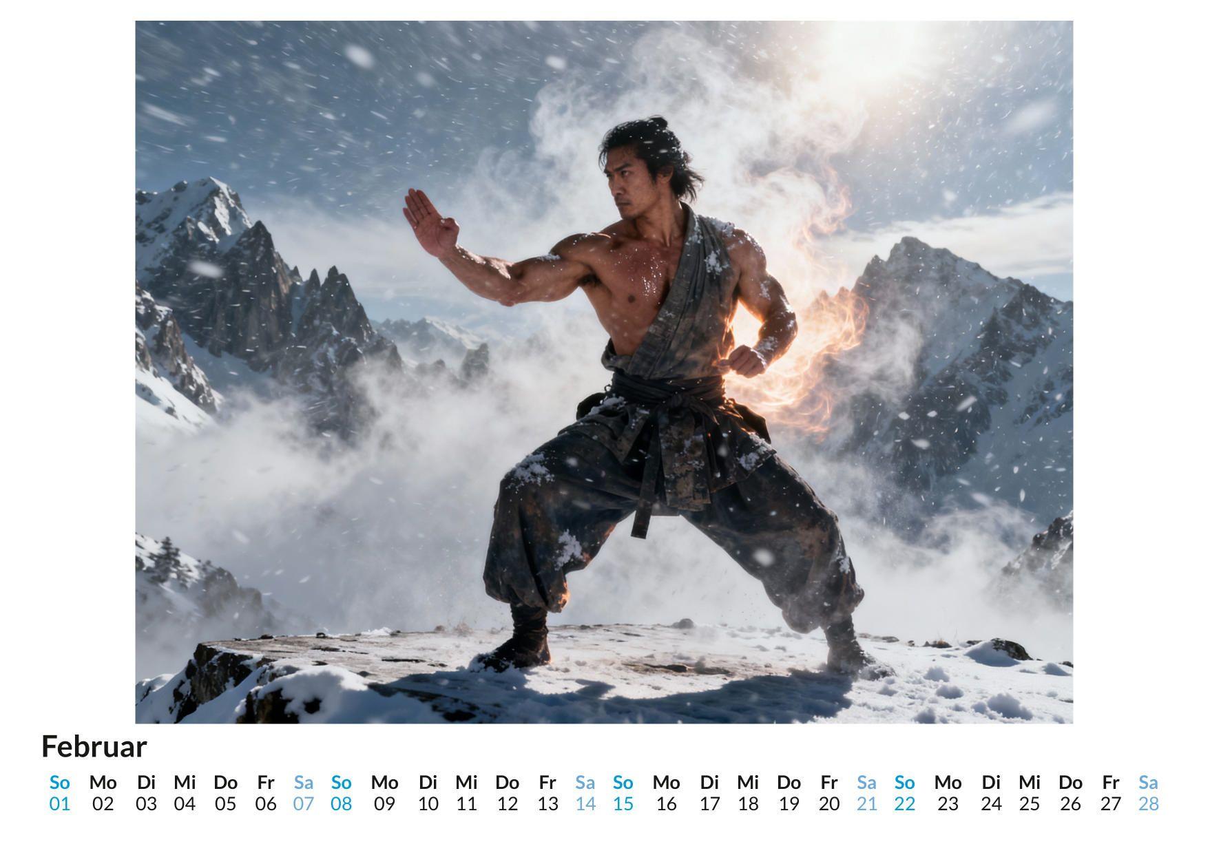 Beispielinhalt (Bild) Japanische Anime-Kampfkunst