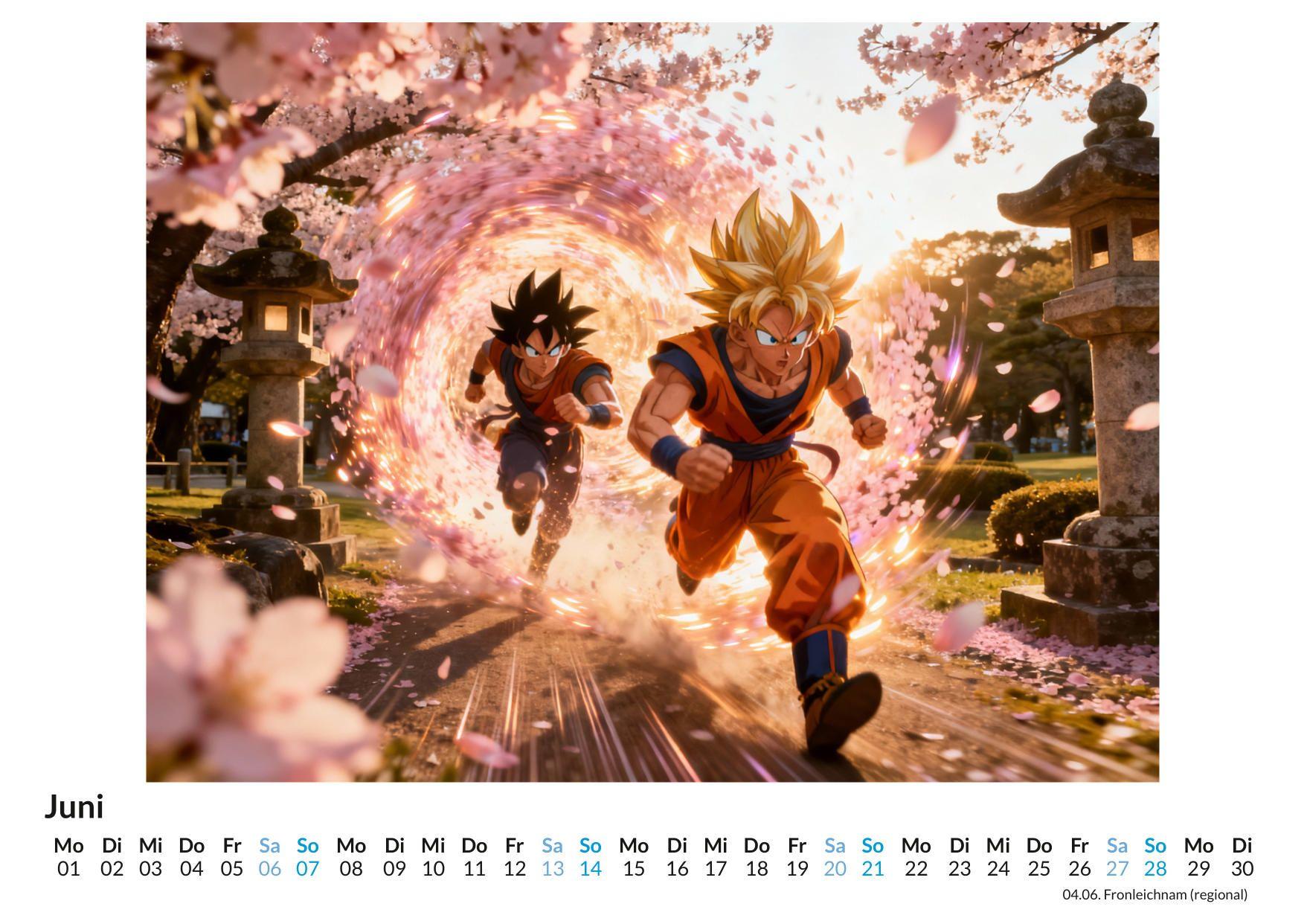 Beispielinhalt (Bild) Japanische Anime-Kampfkunst