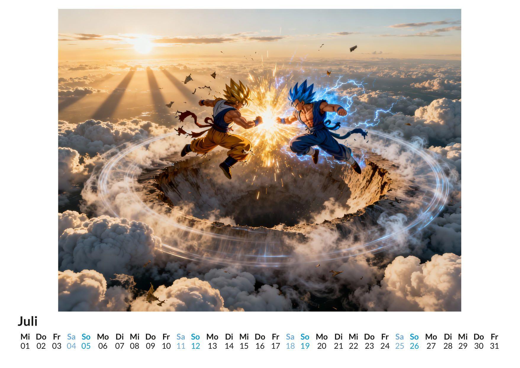 Beispielinhalt (Bild) Japanische Anime-Kampfkunst