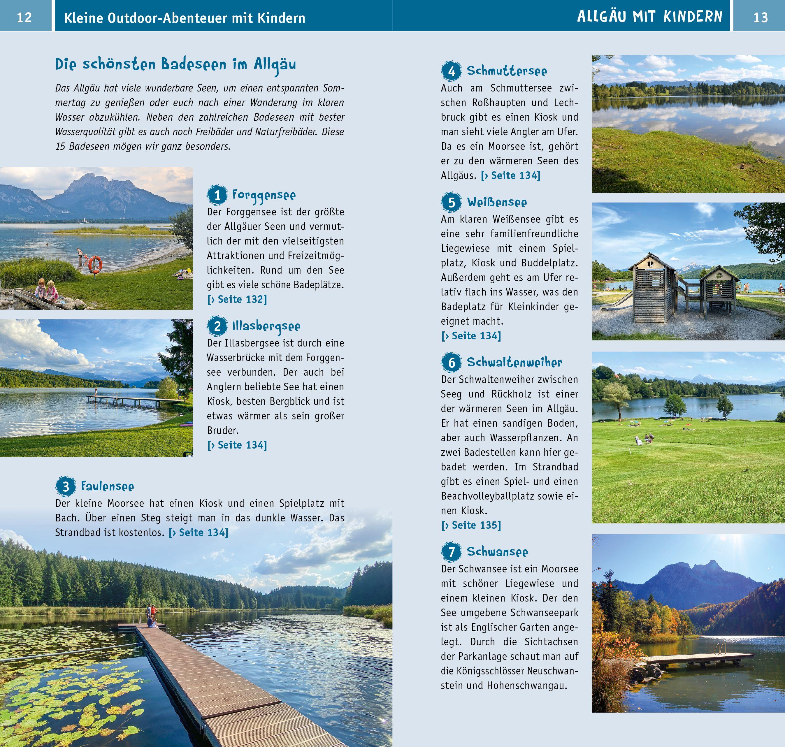 Beispielinhalt (Bild) Naturzeit mit Kindern: Allgäu