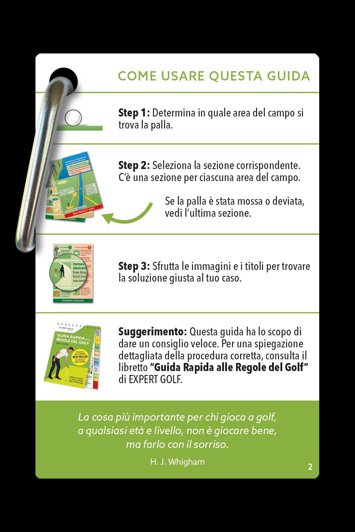 Beispielinhalt (Bild) Regole del golf ESPRESSE