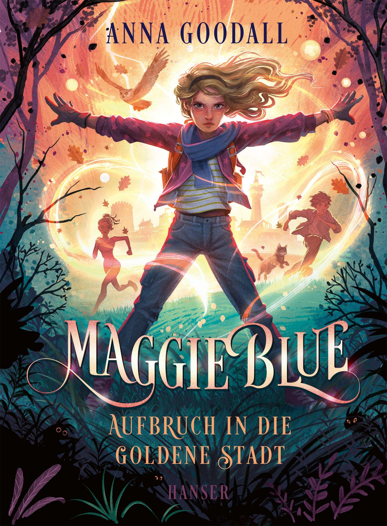 Vorderes Coverbild Maggie Blue - Aufbruch in die Goldene Stadt