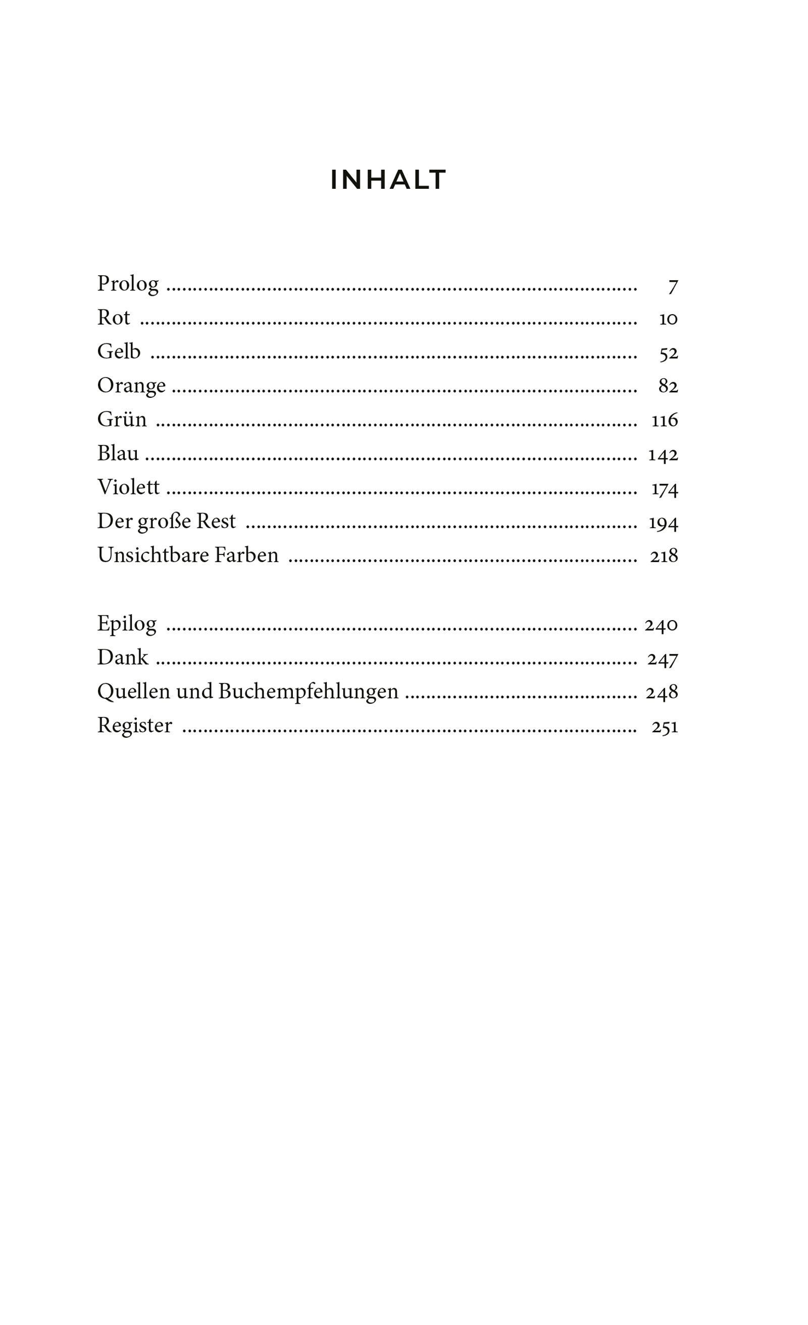 Beispielinhalt (Bild) Die Farben des Universums