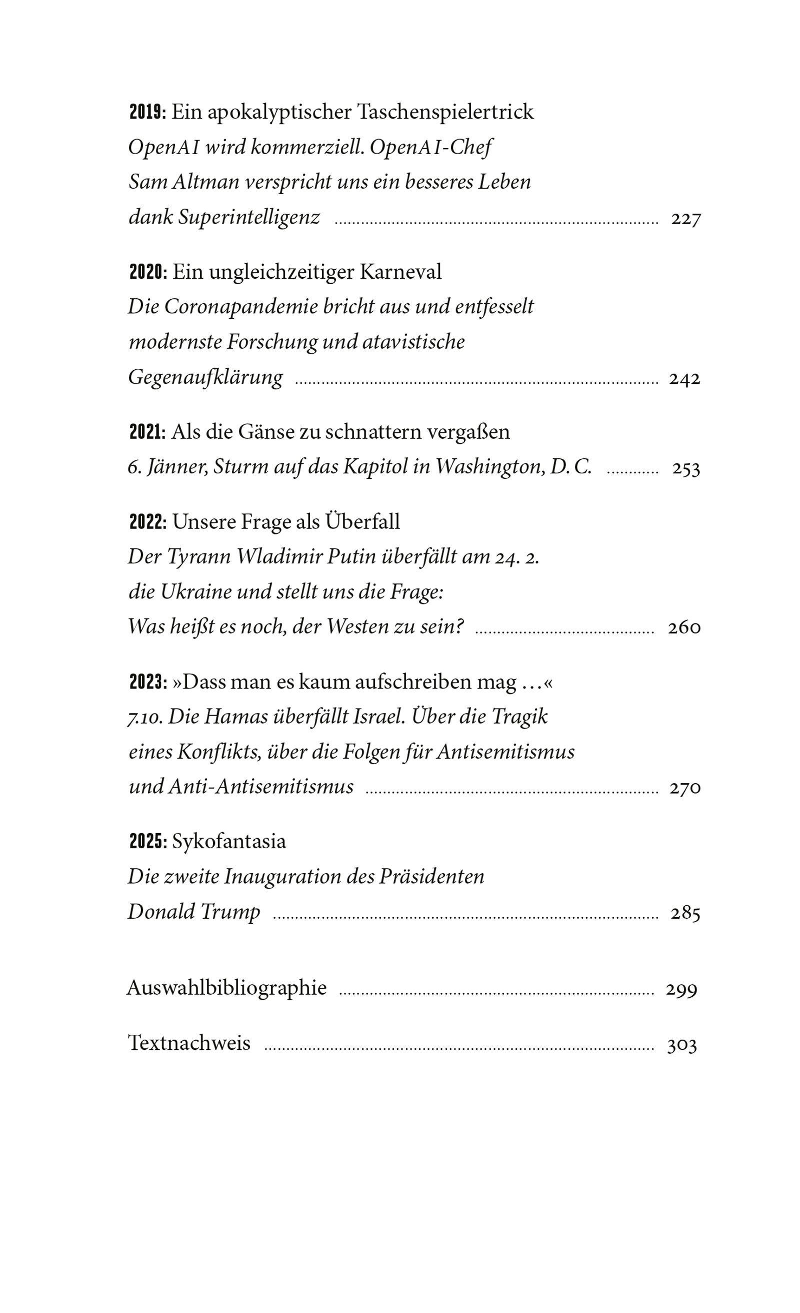 Beispielinhalt (Bild) Unsternstunden der Menschheit