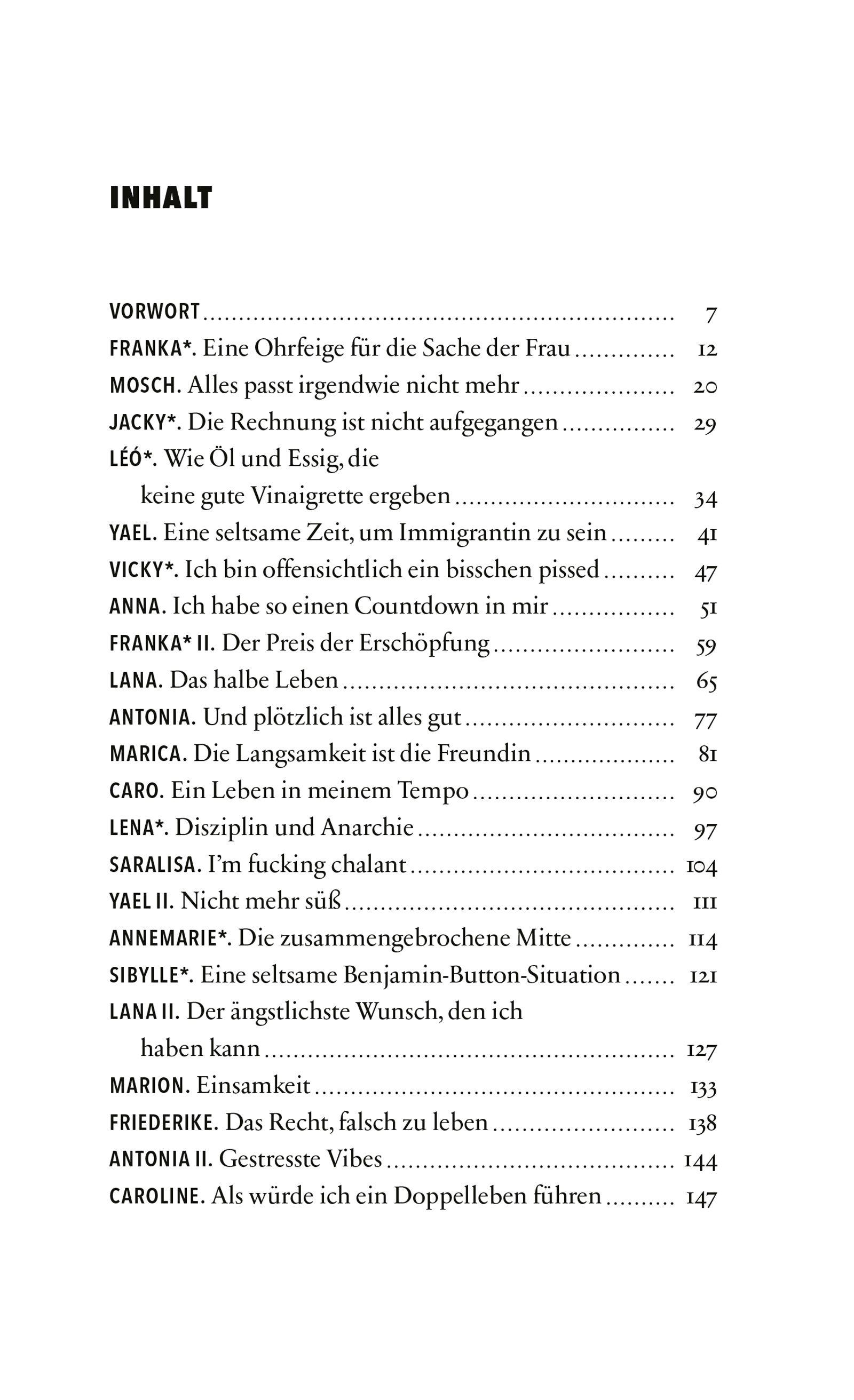 Beispielinhalt (Bild) Frauenprobleme