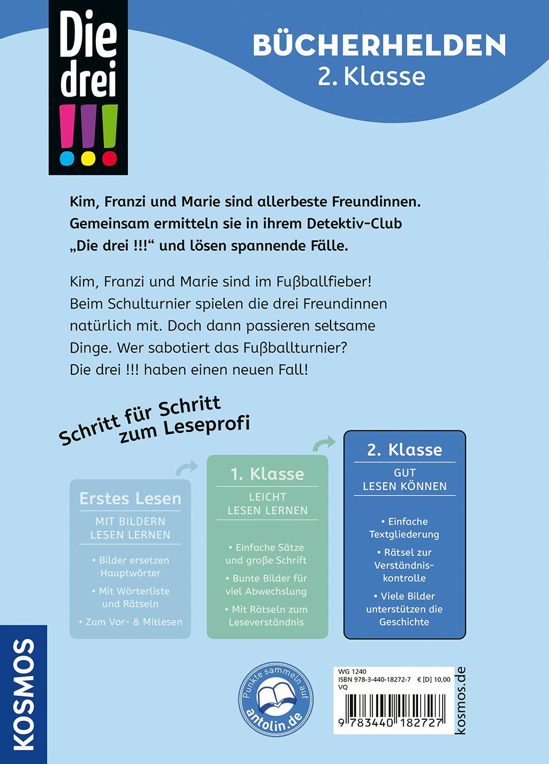 Beispielinhalt (Bild) Die drei !!!, Bücherhelden 2. Klasse, Falsches Spiel beim Fußball