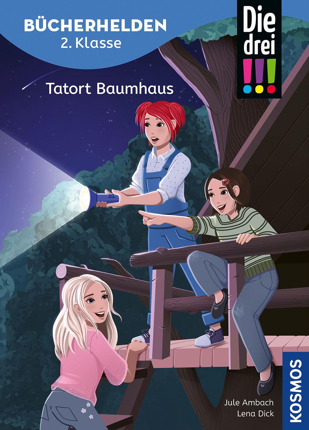 Vorderes Coverbild Die drei !!!, Bücherhelden 2. Klasse, Tatort Baumhaus