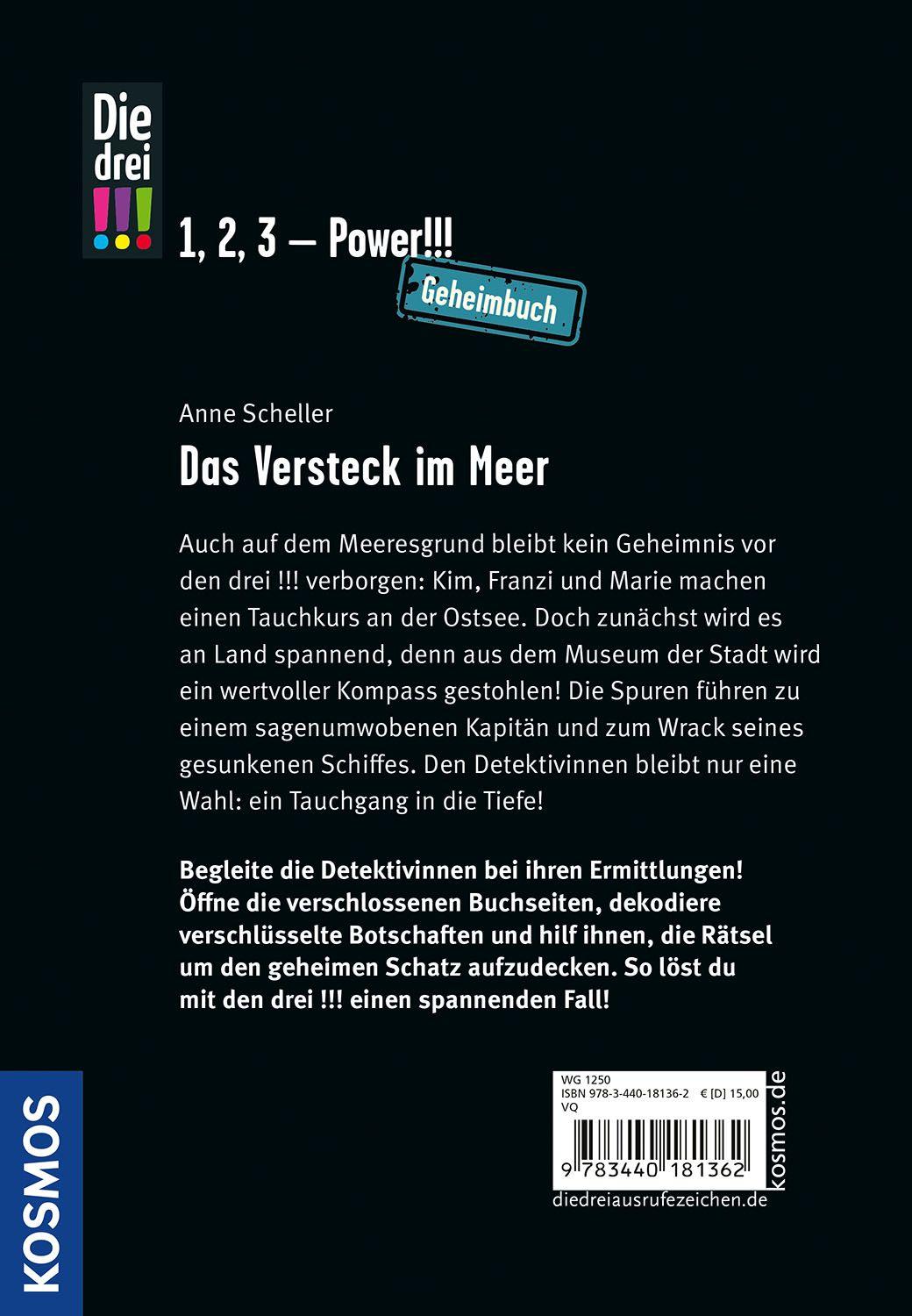 Beispielinhalt (Bild) Die drei !!!, Das Versteck im Meer