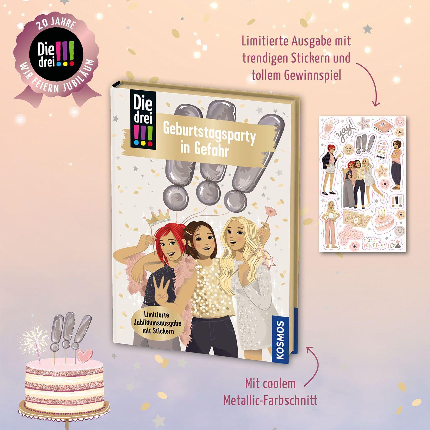 Beispielinhalt (Bild) Die drei !!!, 117, Geburtstagsparty in Gefahr