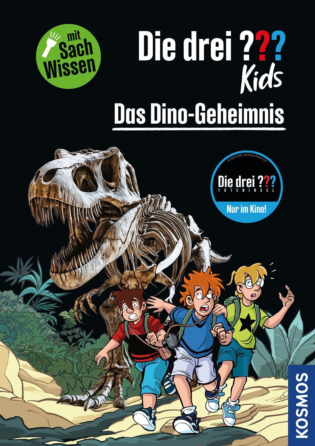 Vorderes Coverbild Die drei ??? Kids Das Dino-Geheimnis
