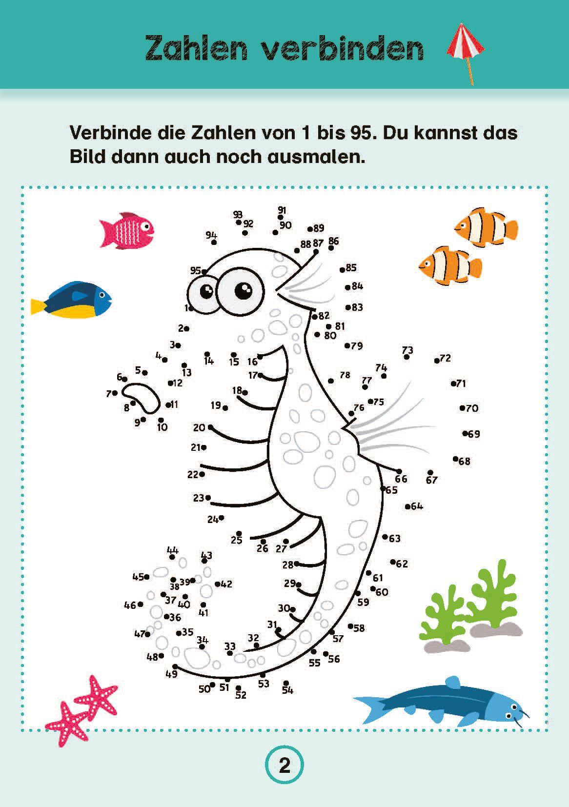 Beispielinhalt (Bild) Mein Ferienblock - 2. Klasse