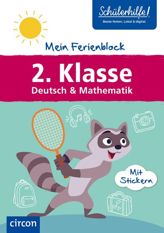 Vorderes Coverbild Mein Ferienblock - 2. Klasse