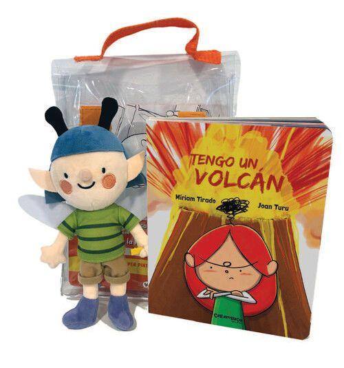 Beispielinhalt (Bild) Pack Tengo un volcán: Libro + Peluche