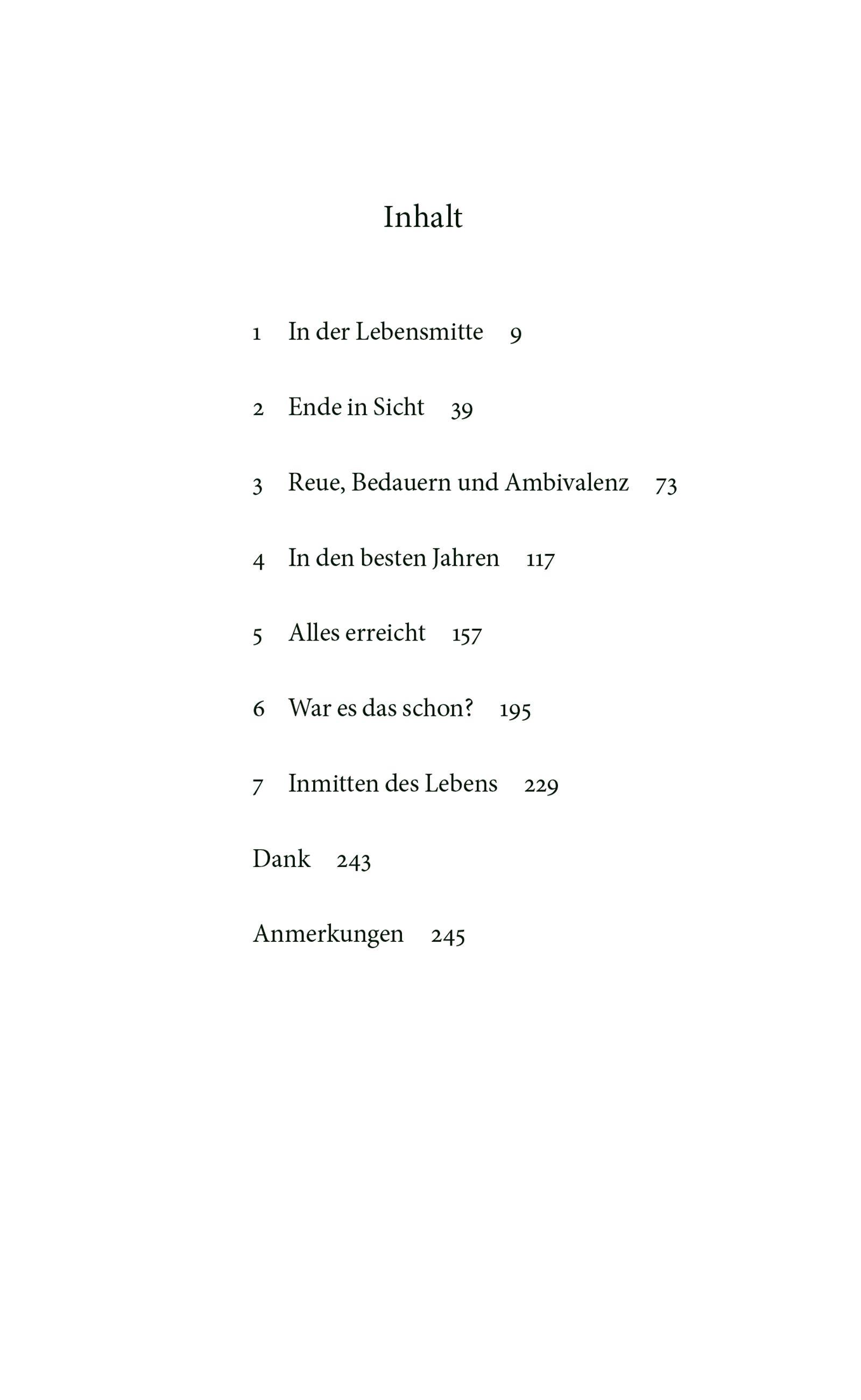 Beispielinhalt (Bild) Mitte des Lebens