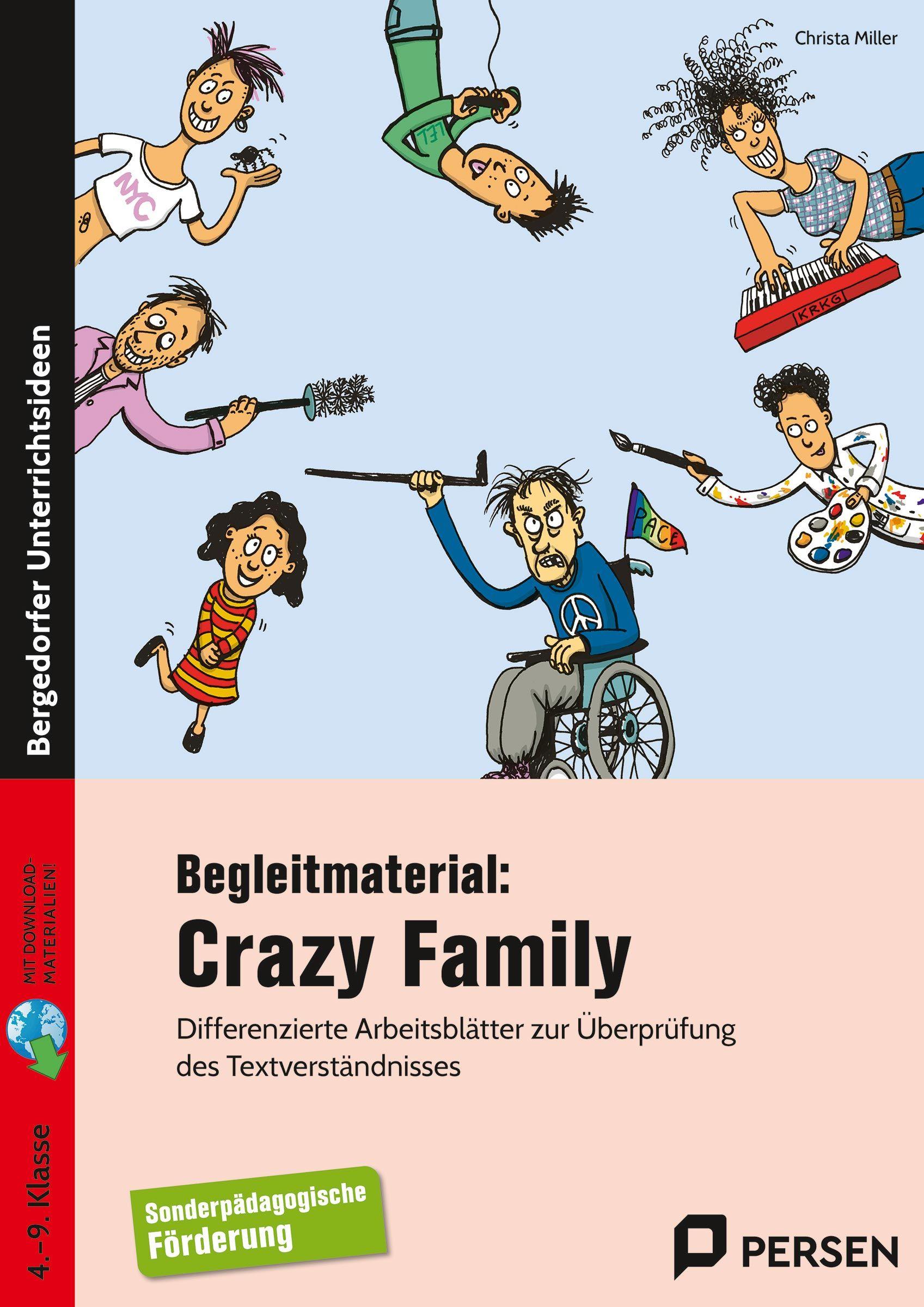 Vorderes Coverbild Begleitmaterial: Crazy Family