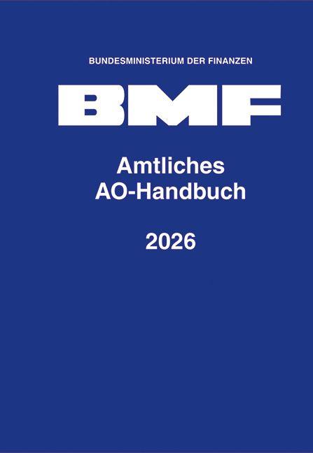 Vorderes Coverbild Amtliches AO-Handbuch 2026
