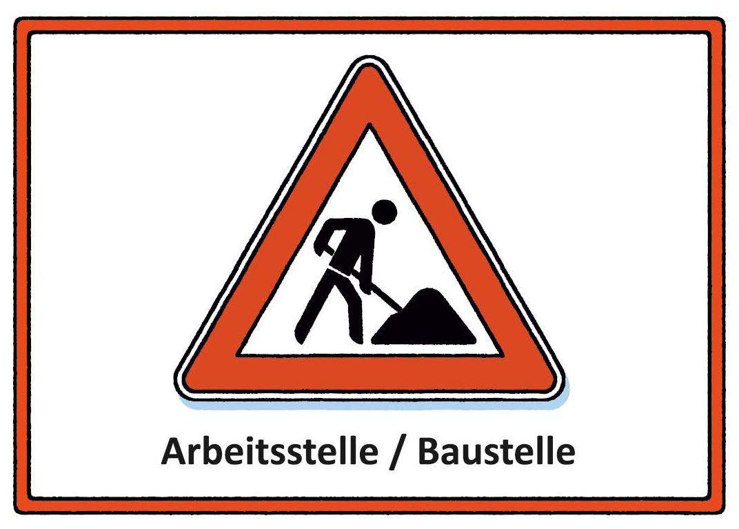 Beispielinhalt (Bild) Meine Verkehrszeichen Lernkarten