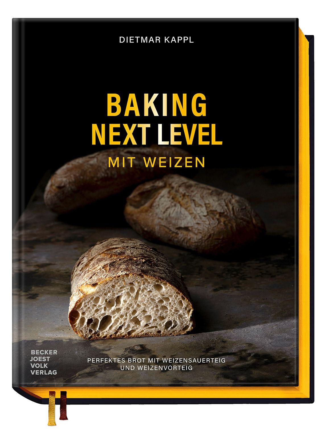 Vorderes Coverbild Baking Next Level mit Weizen