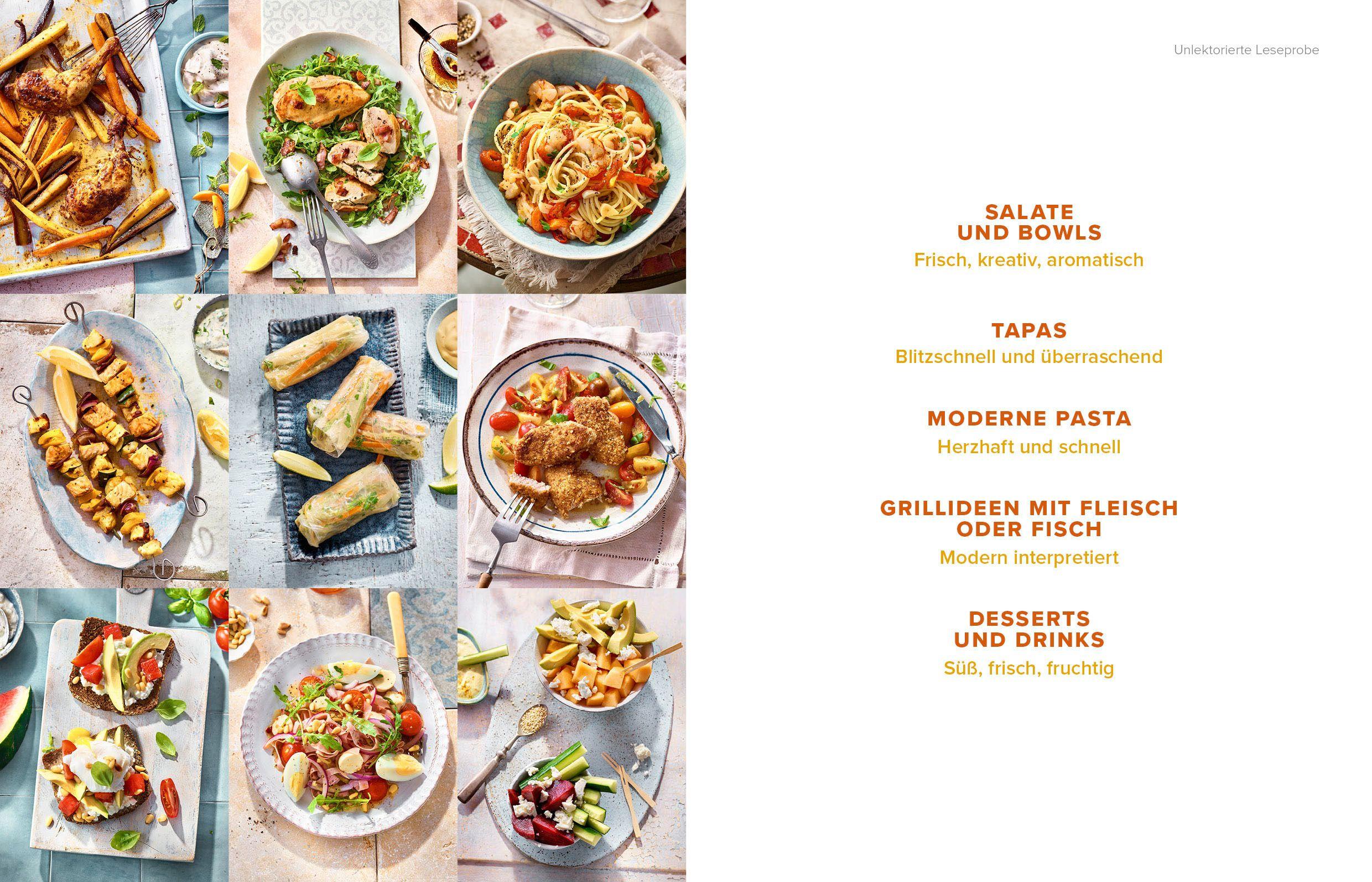 Beispielinhalt (Bild) Sommerküche Blitzrezepte