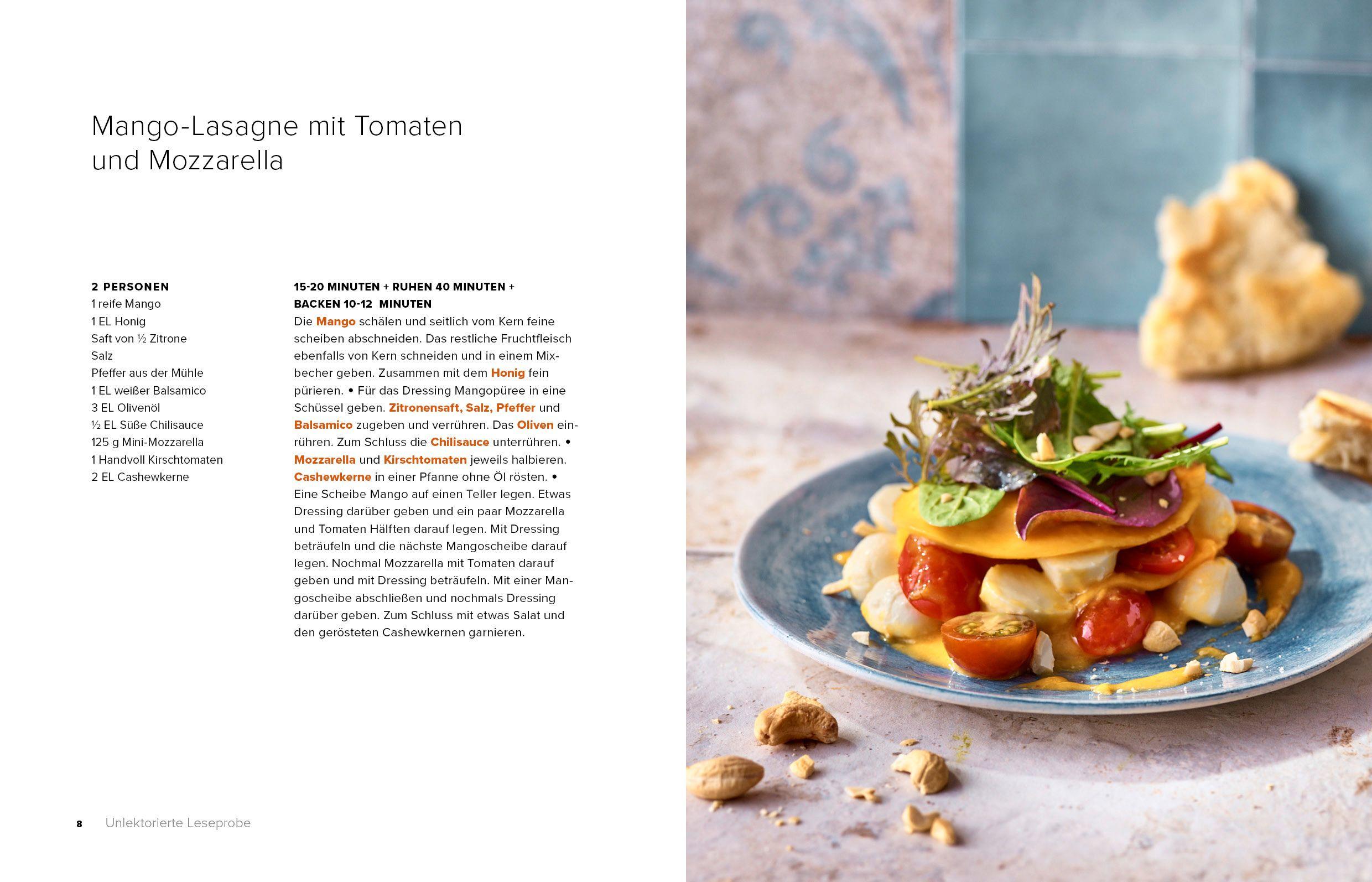 Beispielinhalt (Bild) Sommerküche Blitzrezepte