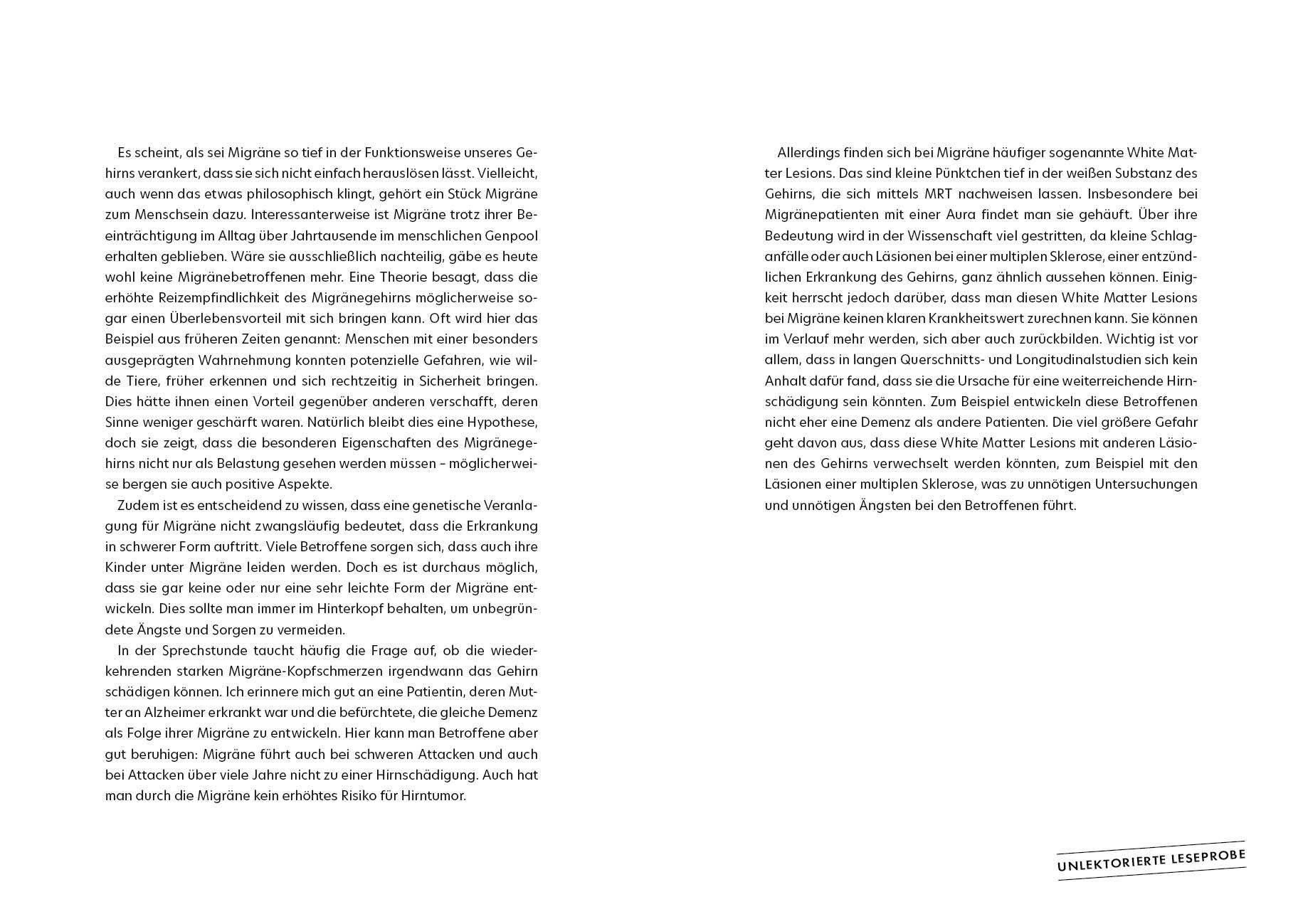 Beispielinhalt (Bild) Migräne Doc