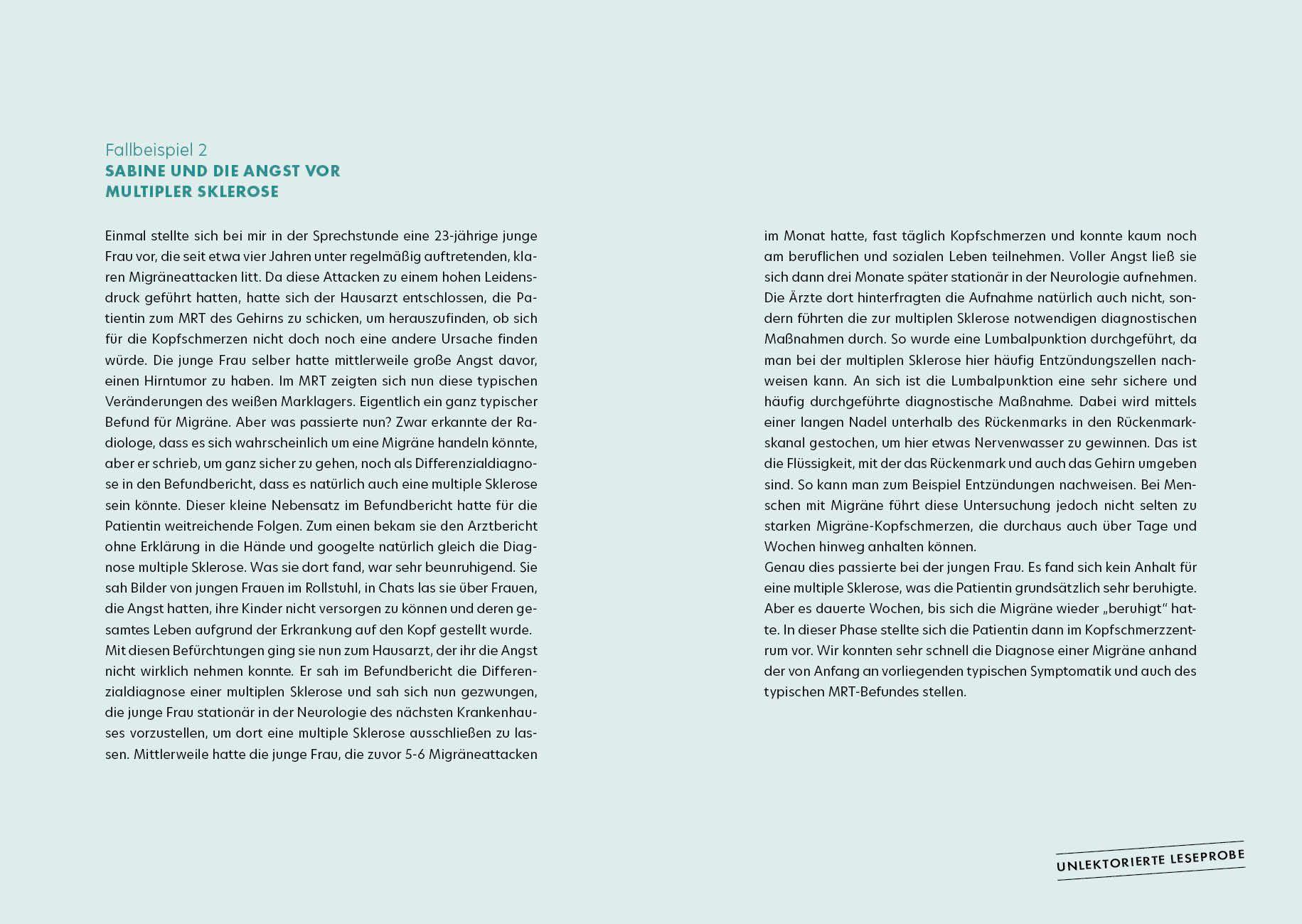 Beispielinhalt (Bild) Migräne Doc